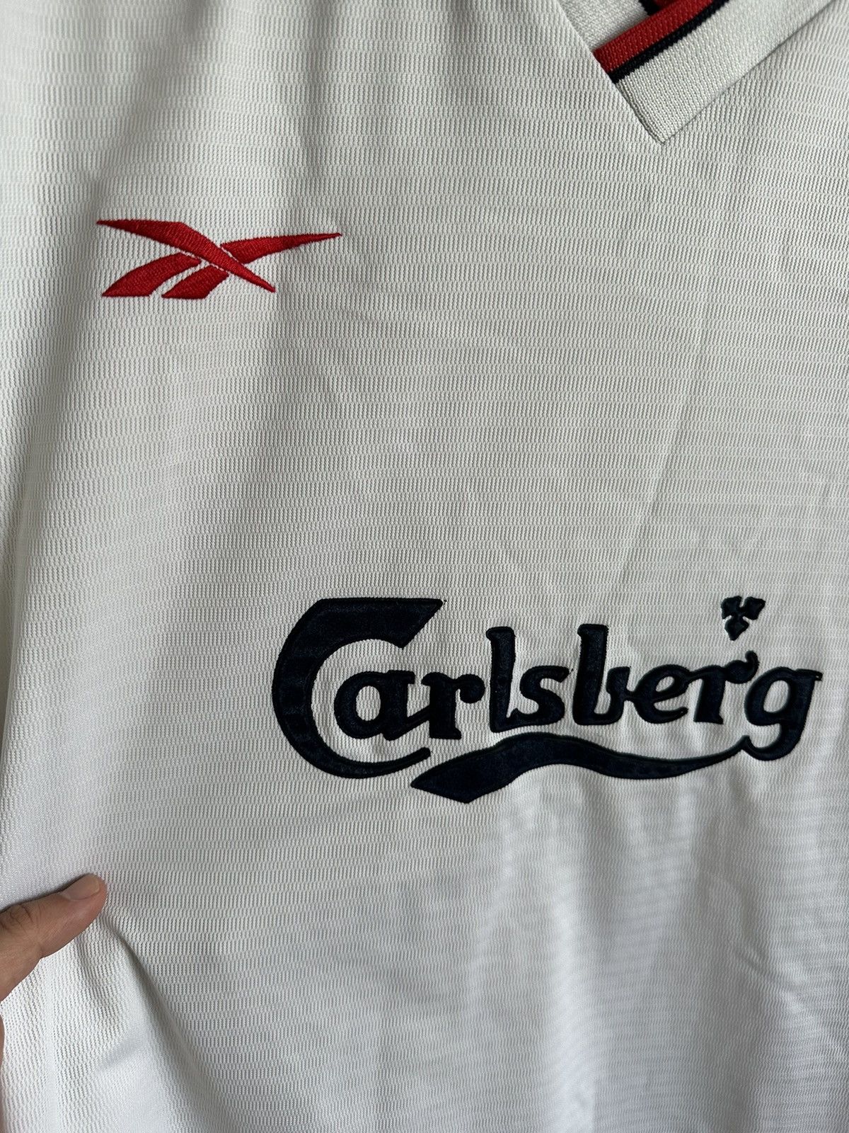 Reebok × Vintage 1998/99 Reebok Liverpool FC Away Vintage Soccer Jersey Size US XL / EU 56 / 4 - 5 Thumbnail