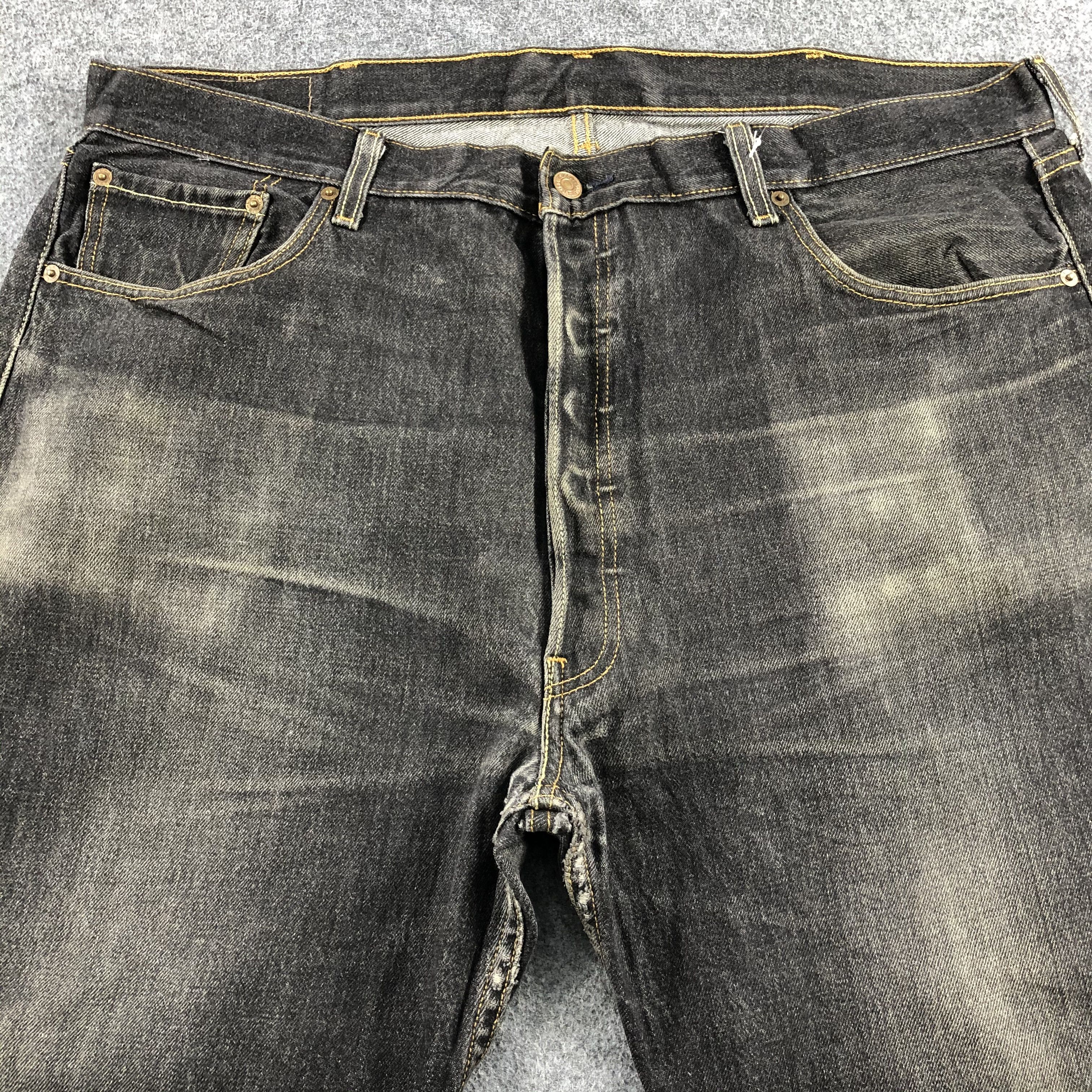 Levi's Vintage Distress Levis 501 Jeans-J1429 Size US 41 - 3 Thumbnail