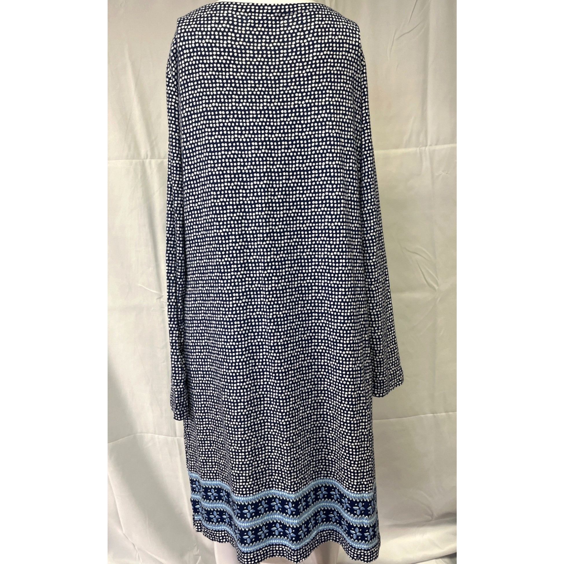 Vineyard Vines Vineyard Vine Women's Blue Dotted/Dress Shift Sz M SKU 4105 Size M / US 6-8 / IT 42-44 - 2 Thumbnail