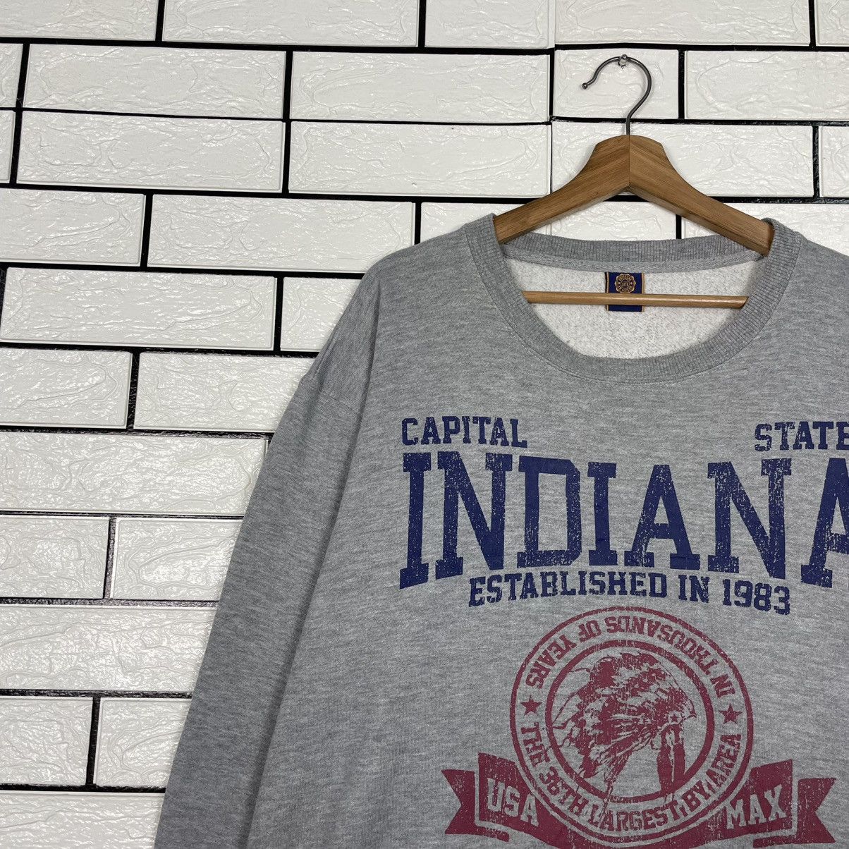Japanese Brand Indiana Capital States Crewneck Sweatshirt Size US XXL / EU 58 / 5 - 6 Thumbnail