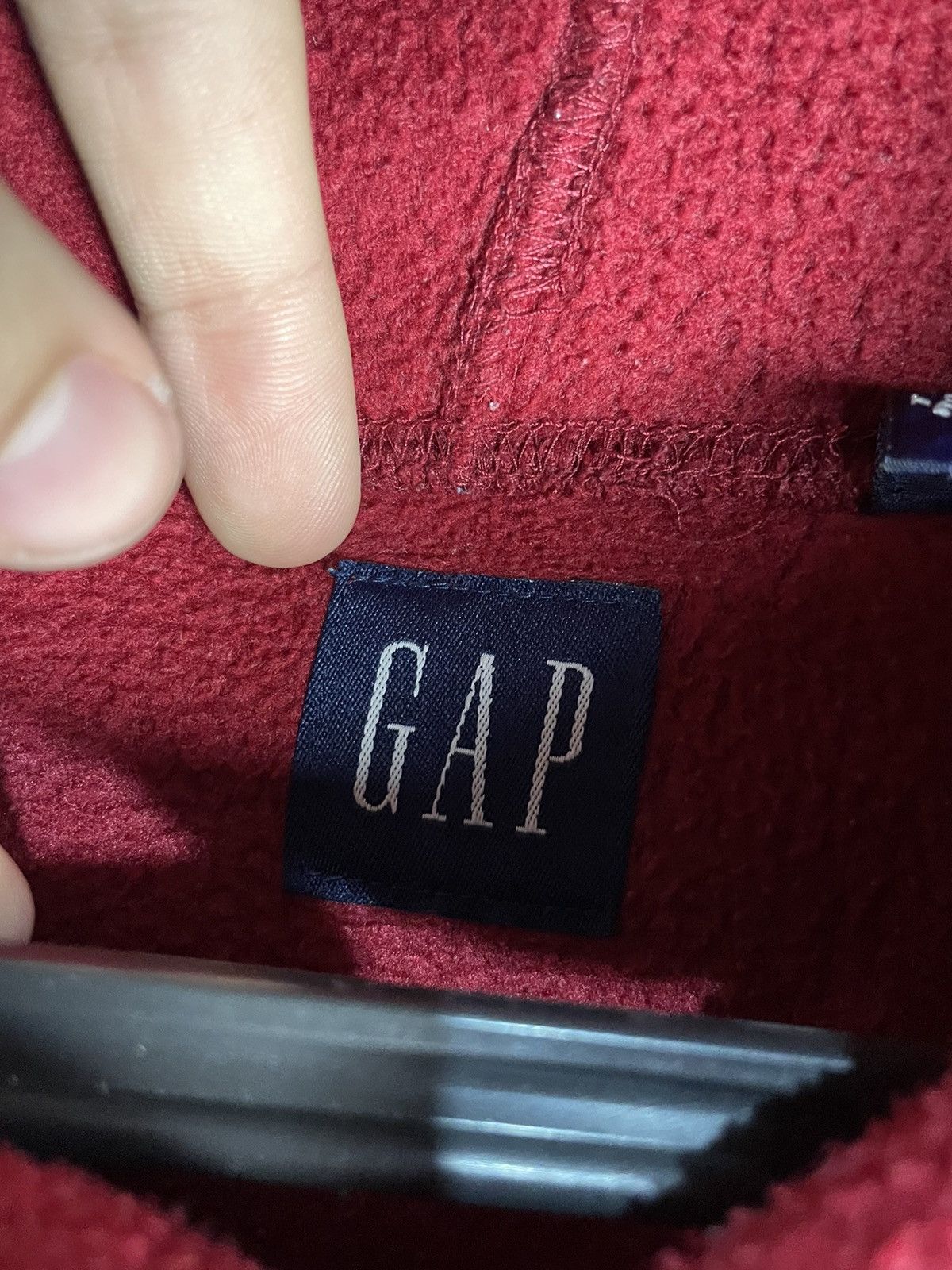 Gap Vintage Gap Fleece Hoodie Size US L / EU 52-54 / 3 - 7 Thumbnail