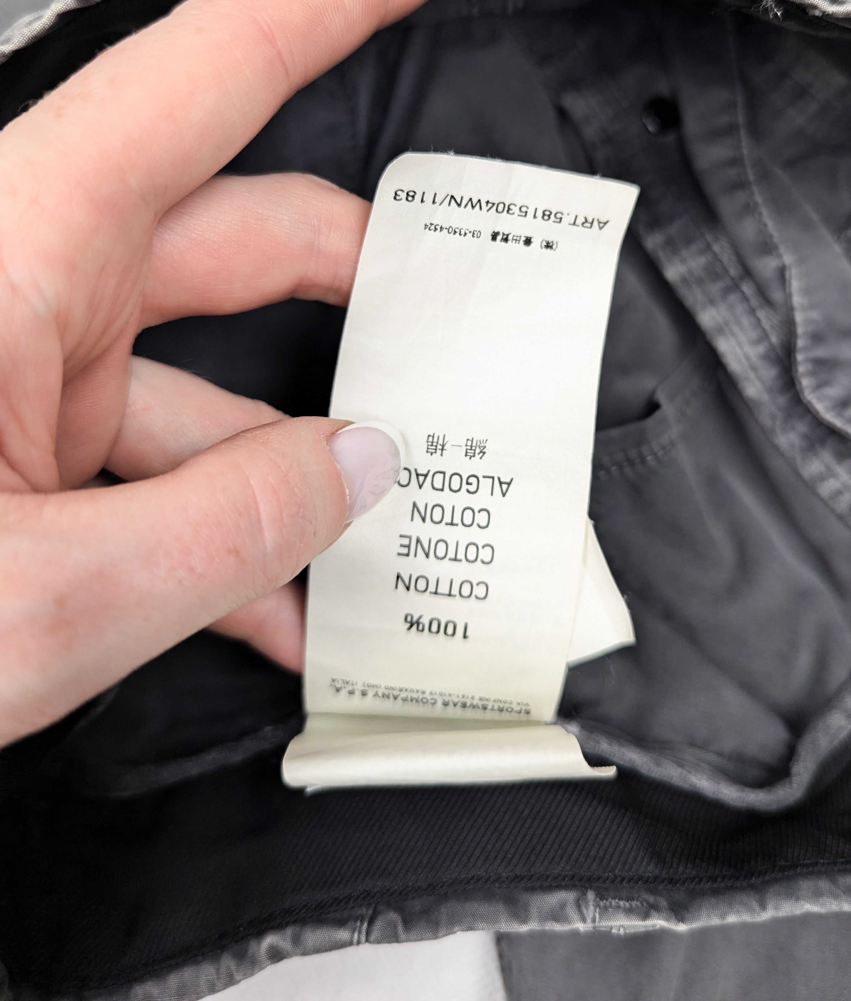 Stone Island Stone Island grey cargo pants trousers 33 Size US 33 - 7 Thumbnail
