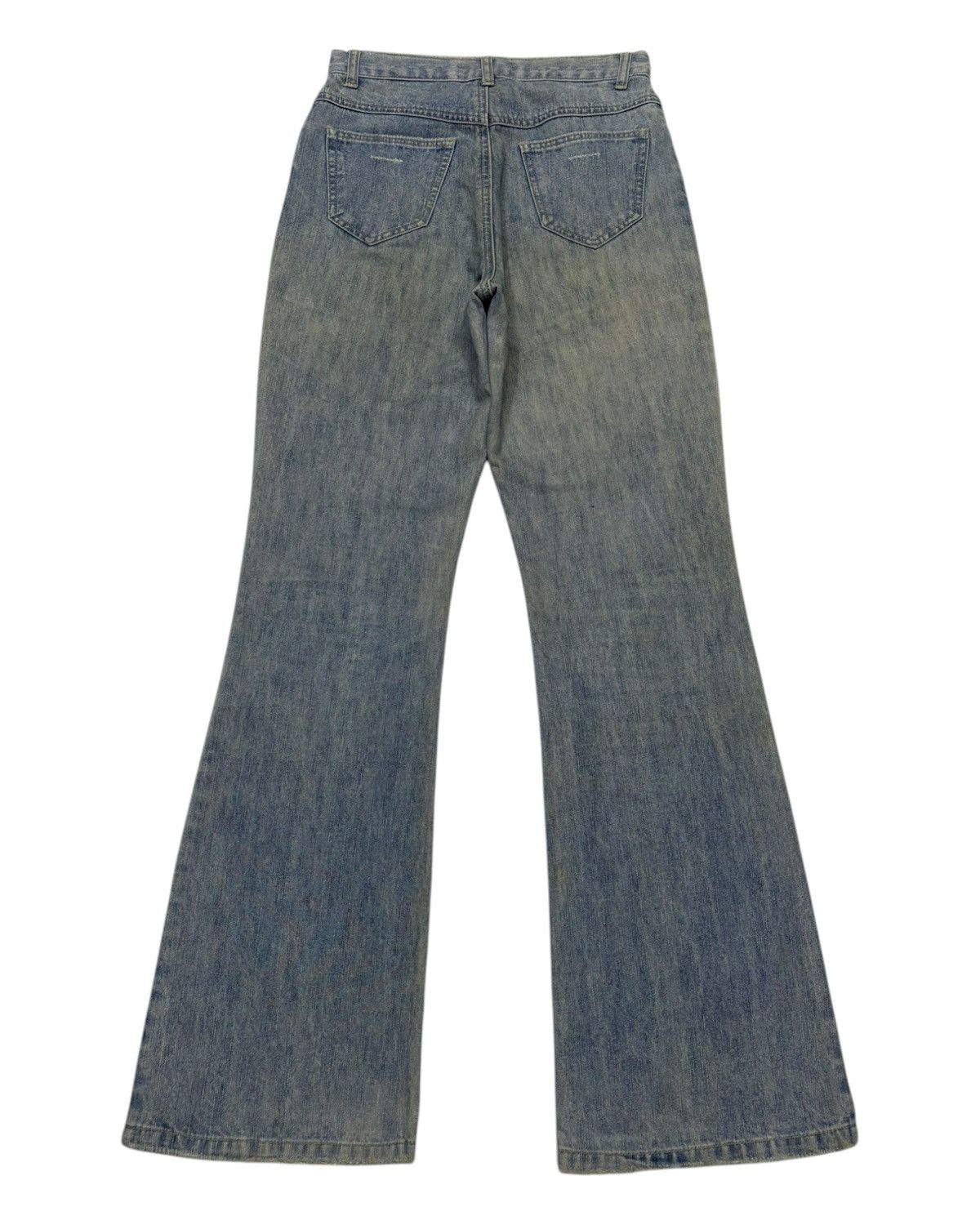 Hysteric Glamour × Undercover Flare Jeans Star Embroidery Patchwork Penthouse Bootcut Size US 27 - 2 Thumbnail