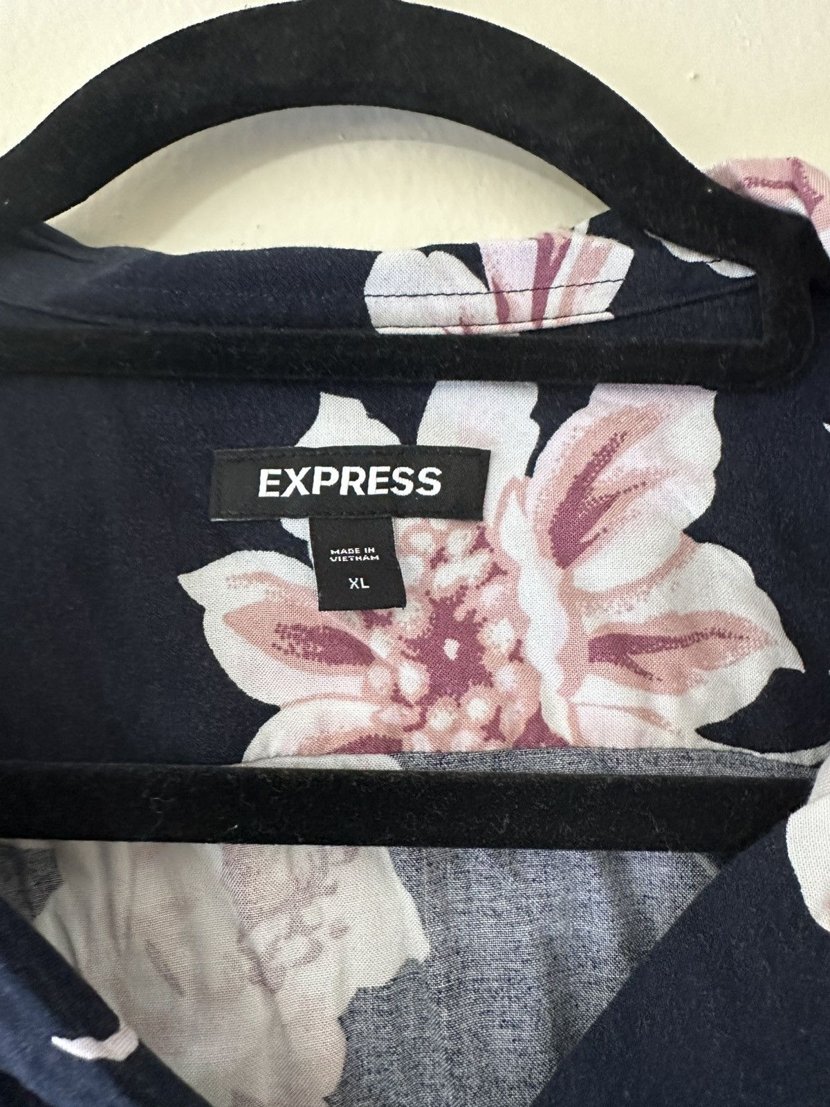 Express Floral Rayon Express Shirt Size US XL / EU 56 / 4 - 2 Thumbnail