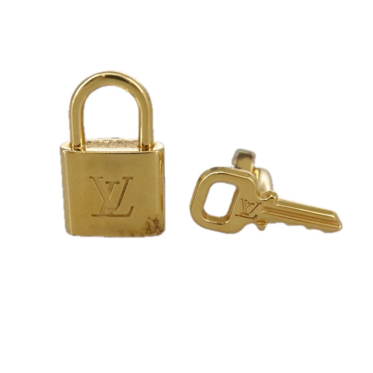 Louis Vuitton Louis Vuitton Padlock and Key Logo Cufflinks Silver Size ONE SIZE - 1 Thumbnail