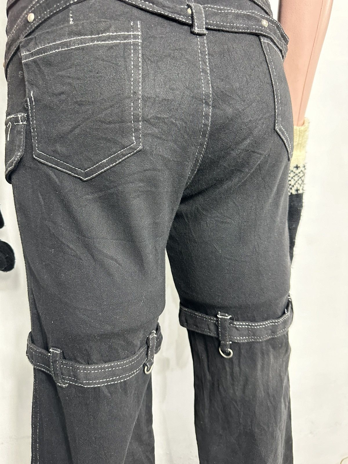 Other K star Punk Rock Bondage Skull Skeleton Poem Style Pants Size 28" / US 6 / IT 42 - 25 Thumbnail