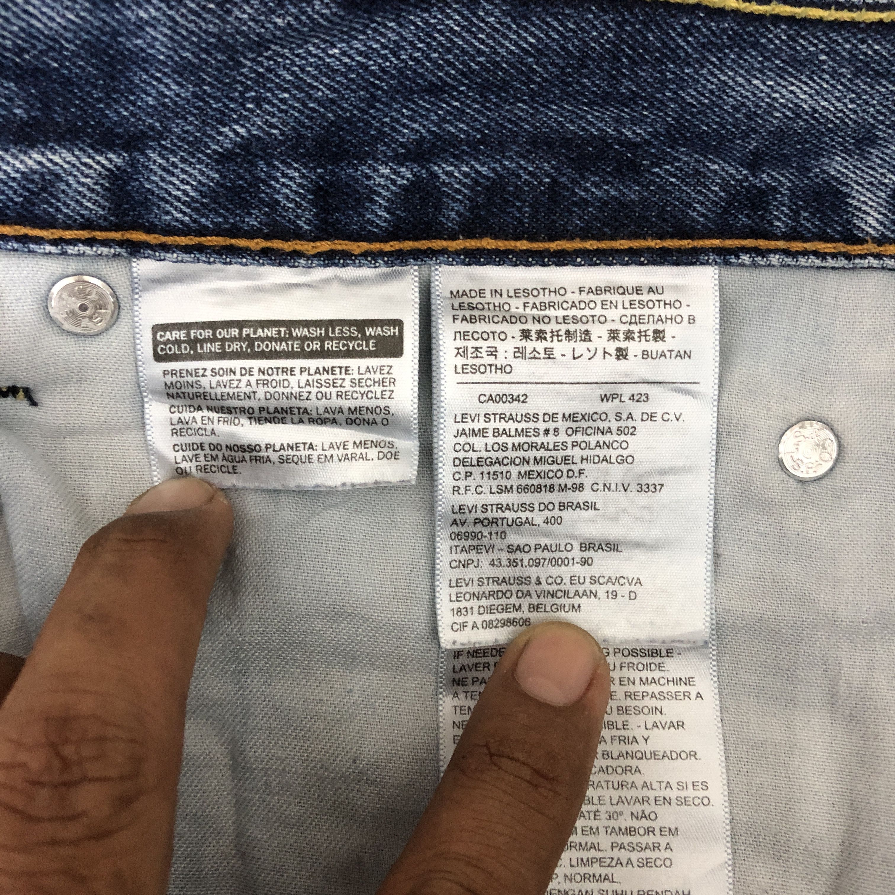 Levi's Vintage Levis Stone Wash Jeans Levi's 505 Faded Denim Size US 32 / EU 48 - 6 Thumbnail