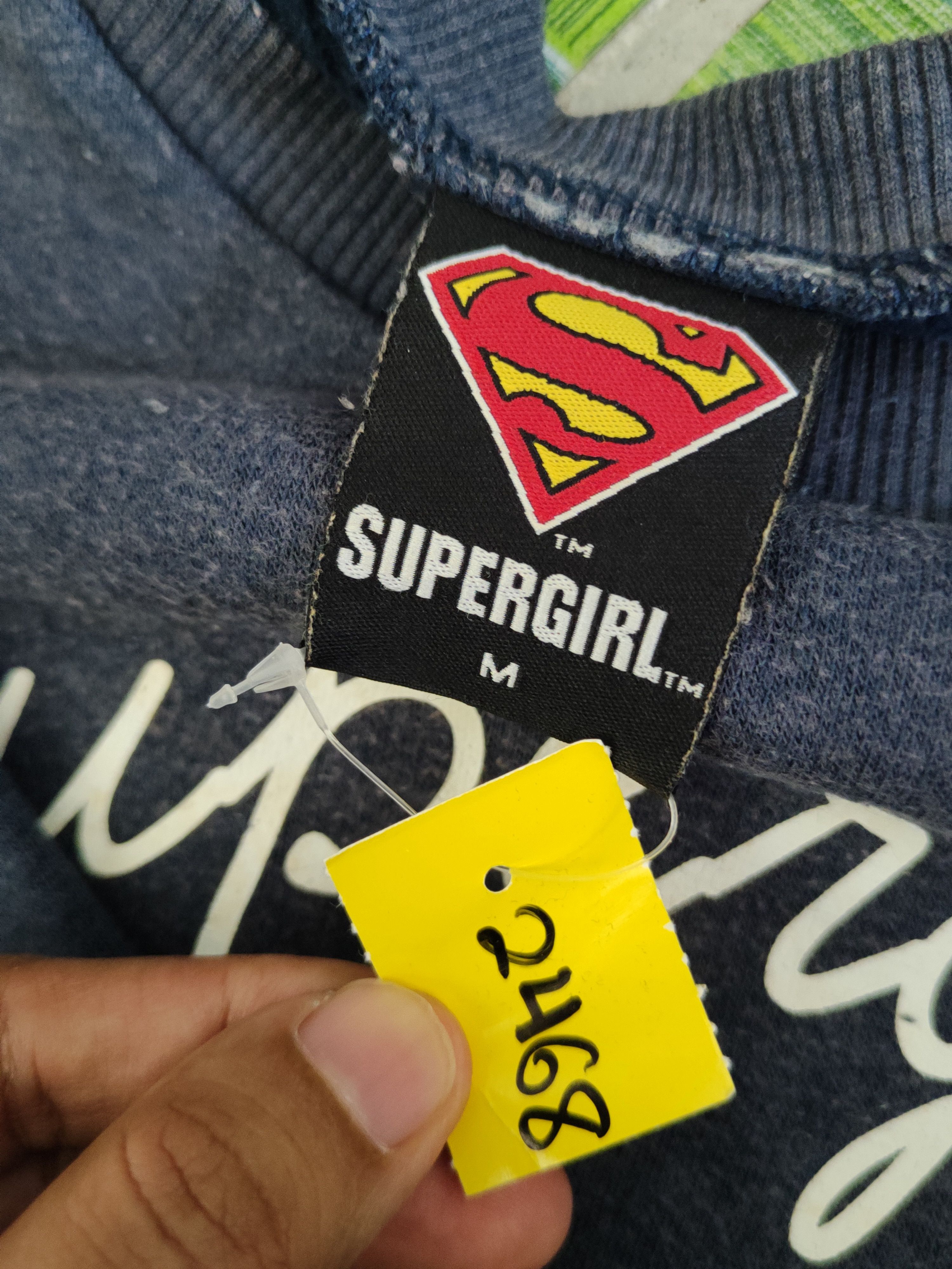 Marvel Comics DL Supergirl Navy Sweatshirts #2468 Size M / US 6-8 / IT 42-44 - 12 Thumbnail