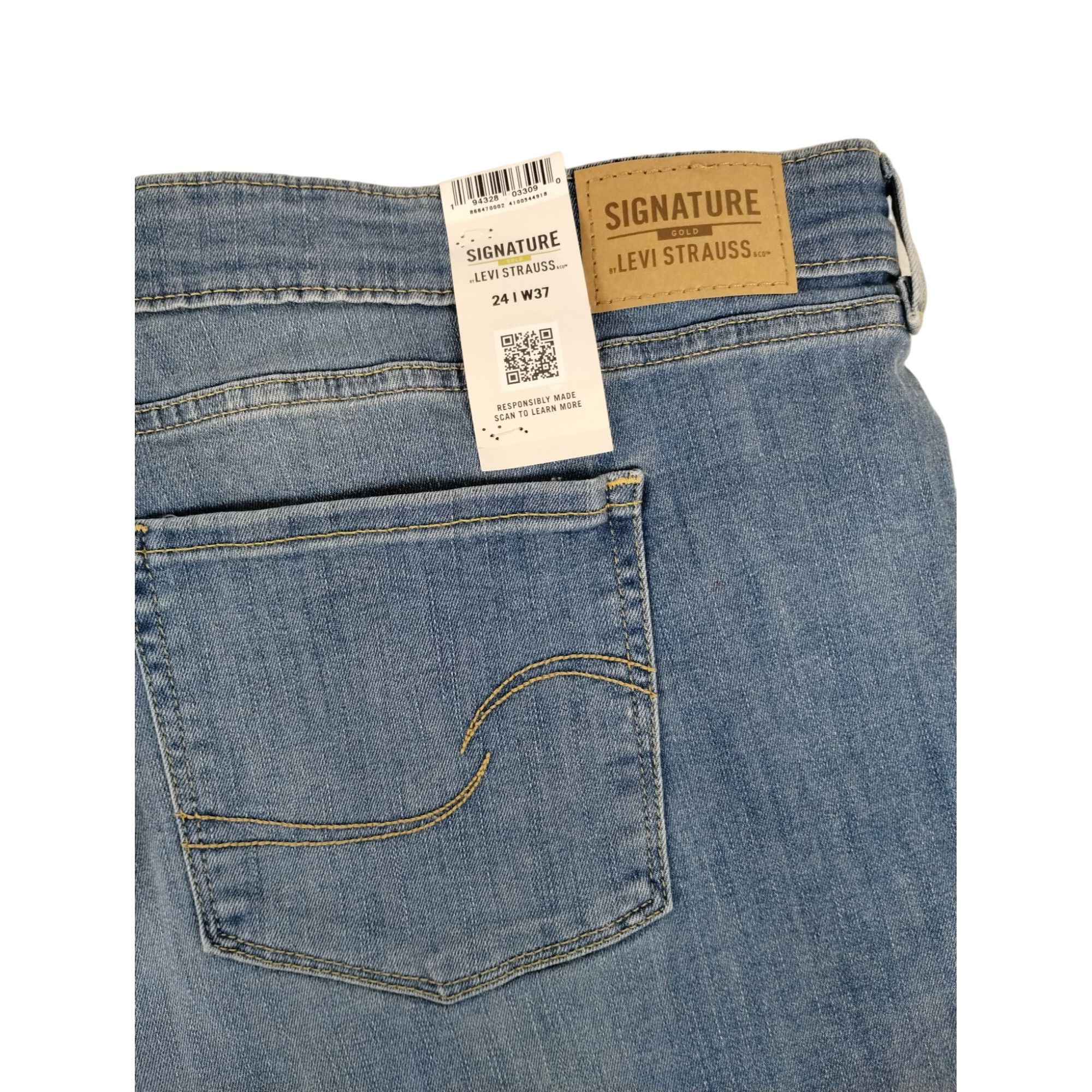 Levi's Levi Strauss Signature Gold Denim Mid Rise Shorts Womens 24 Size 24" / US 00 / IT 34 - 8 Thumbnail