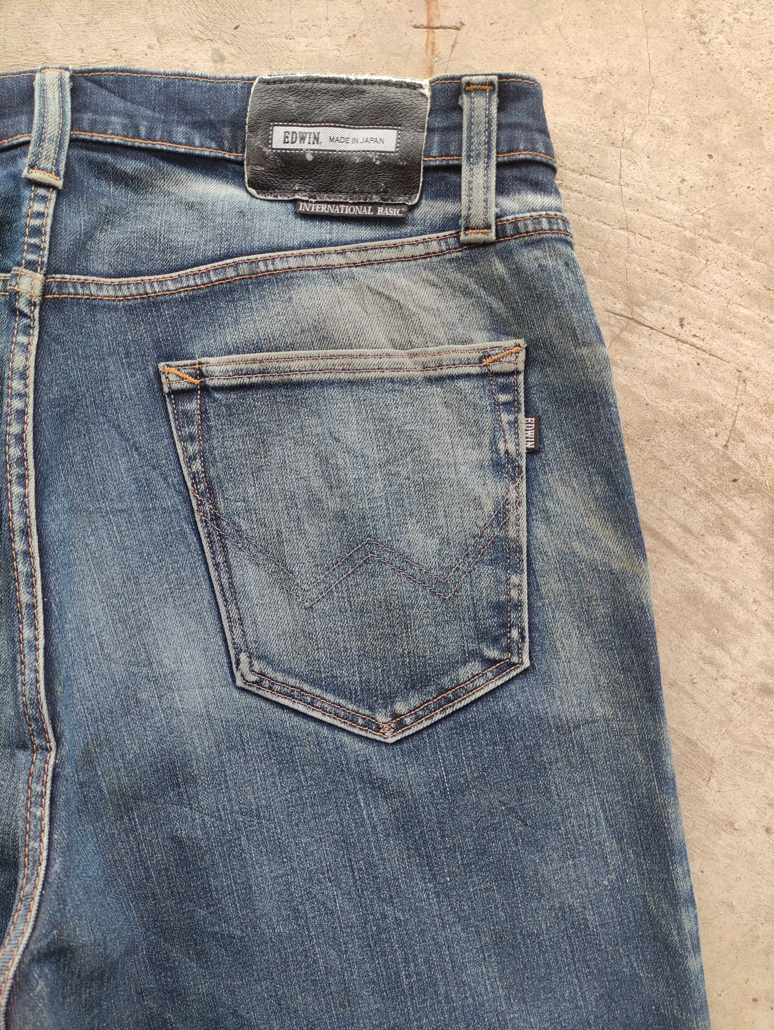 Edwin Vintage Edwin Japan Jean Distressed Faded Denim Size US 36 / EU 52 - 12 Thumbnail