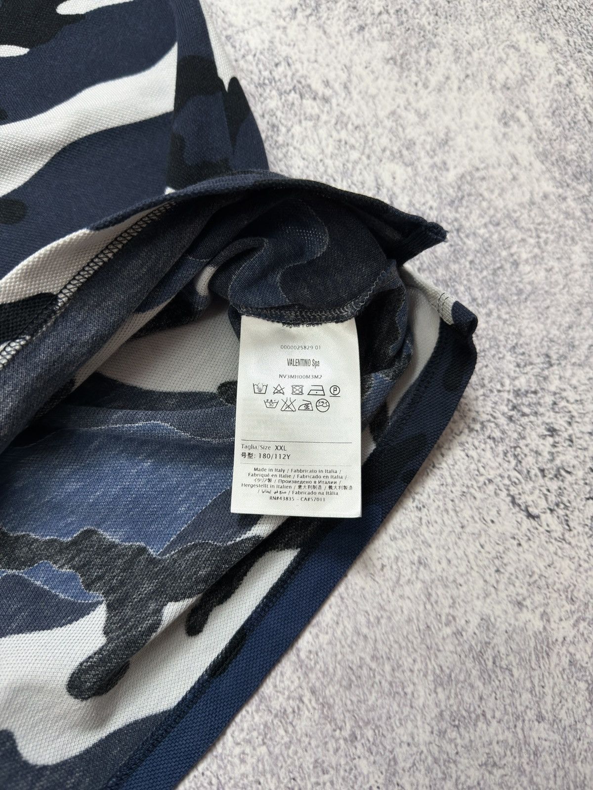 Valentino Valentino Garavani All-over Camouflage Polo Made in Italy Size US XXL / EU 58 / 5 - 10 Thumbnail
