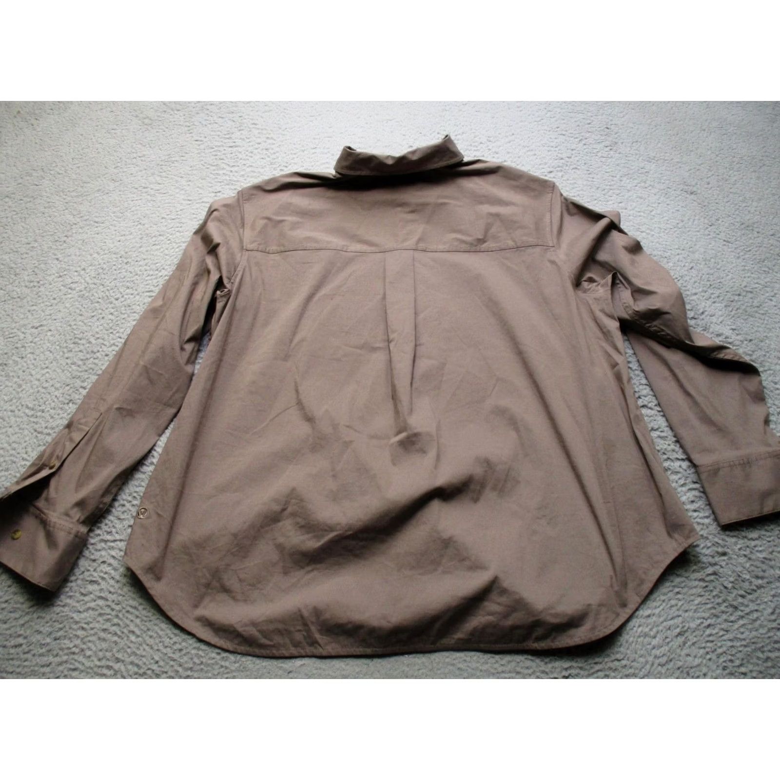 Lululemon Lululemon Shirt Womens XL Brown Long Sleeve Button Front Casual Oversized Size XL / US 12-14 / IT 48-50 - 6 Thumbnail
