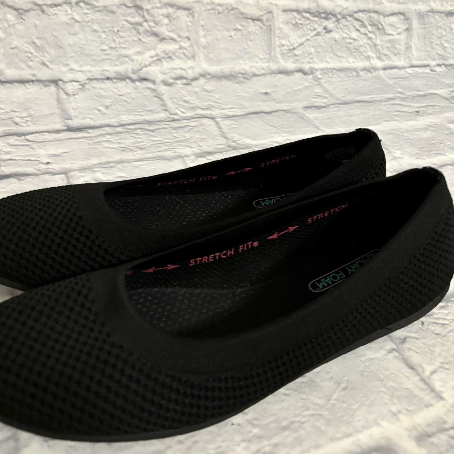 SKECHERS SKECHERS Cleo Flat Slip On Black 158198 Women's Size 9.5 Comfort Slipper Shoes Flats Shoes Walking Memory Foam Cushioning Breathable M Size US 10 / IT 40 - 6 Thumbnail
