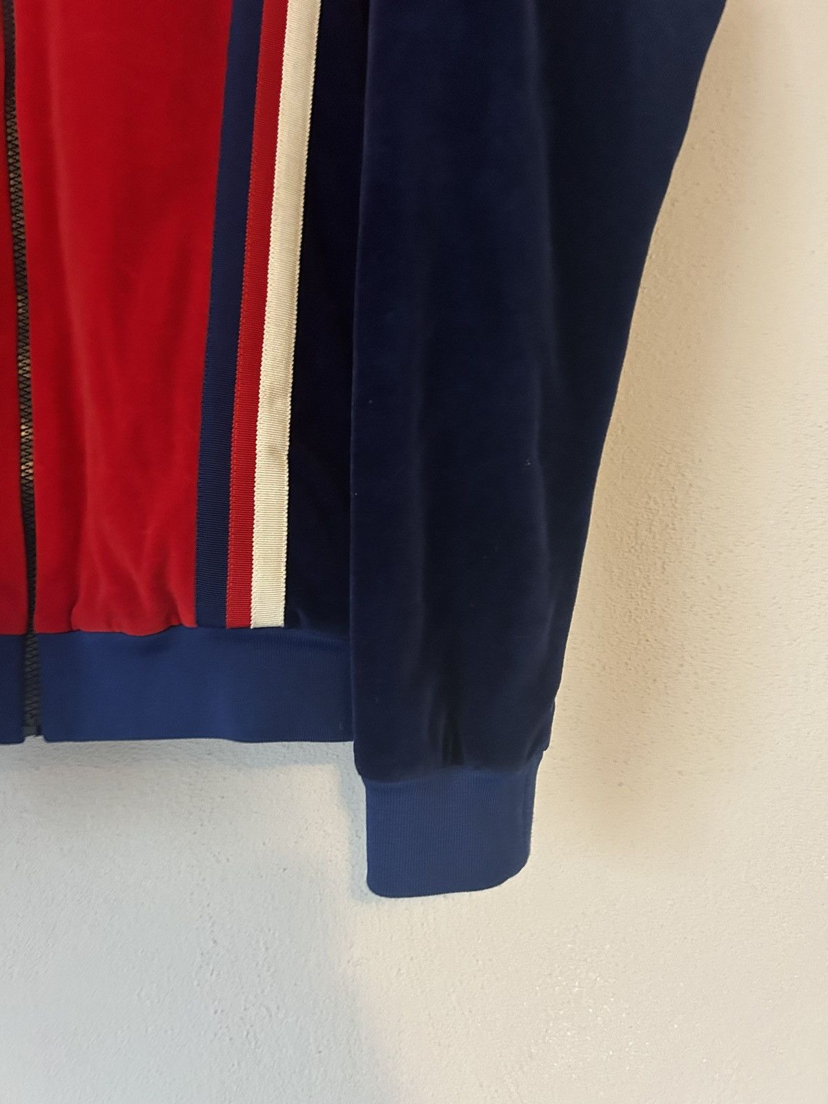 Gucci Velour Velvet Track Jacket Size US L / EU 52-54 / 3 - 8 Thumbnail