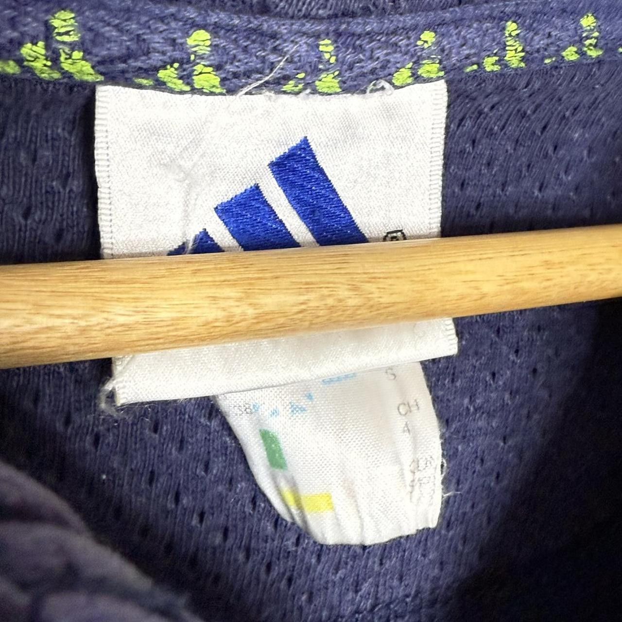 Adidas Adidas Hoodie Vintage Zip Up Sweatshirt Blue Embroidered Size US M / EU 48-50 / 2 - 6 Thumbnail