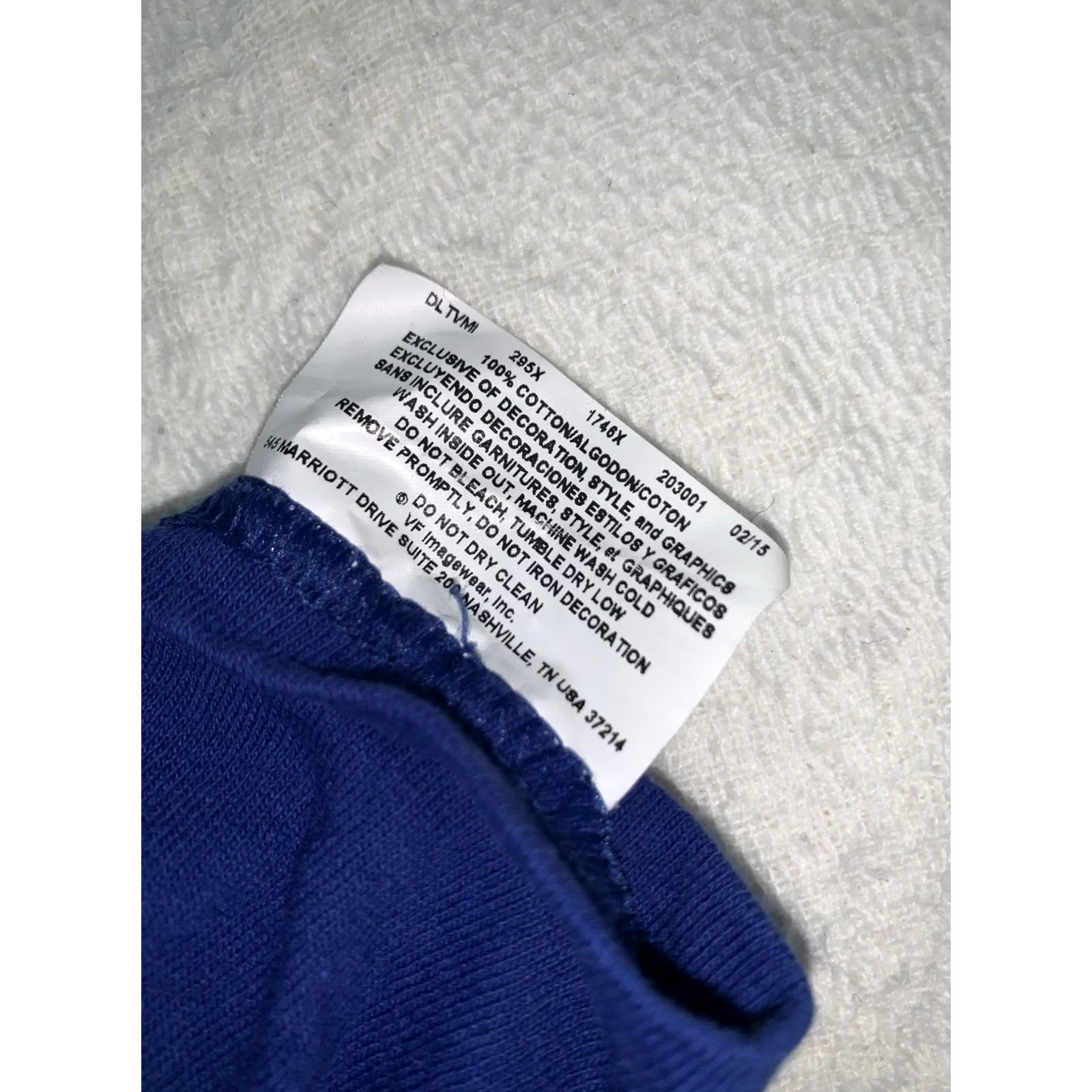 Vintage Ernie Banks Career Chicago Cubs 2XL #14 T-Shirt Majestic Blue Size US XXL / EU 58 / 5 - 6 Thumbnail