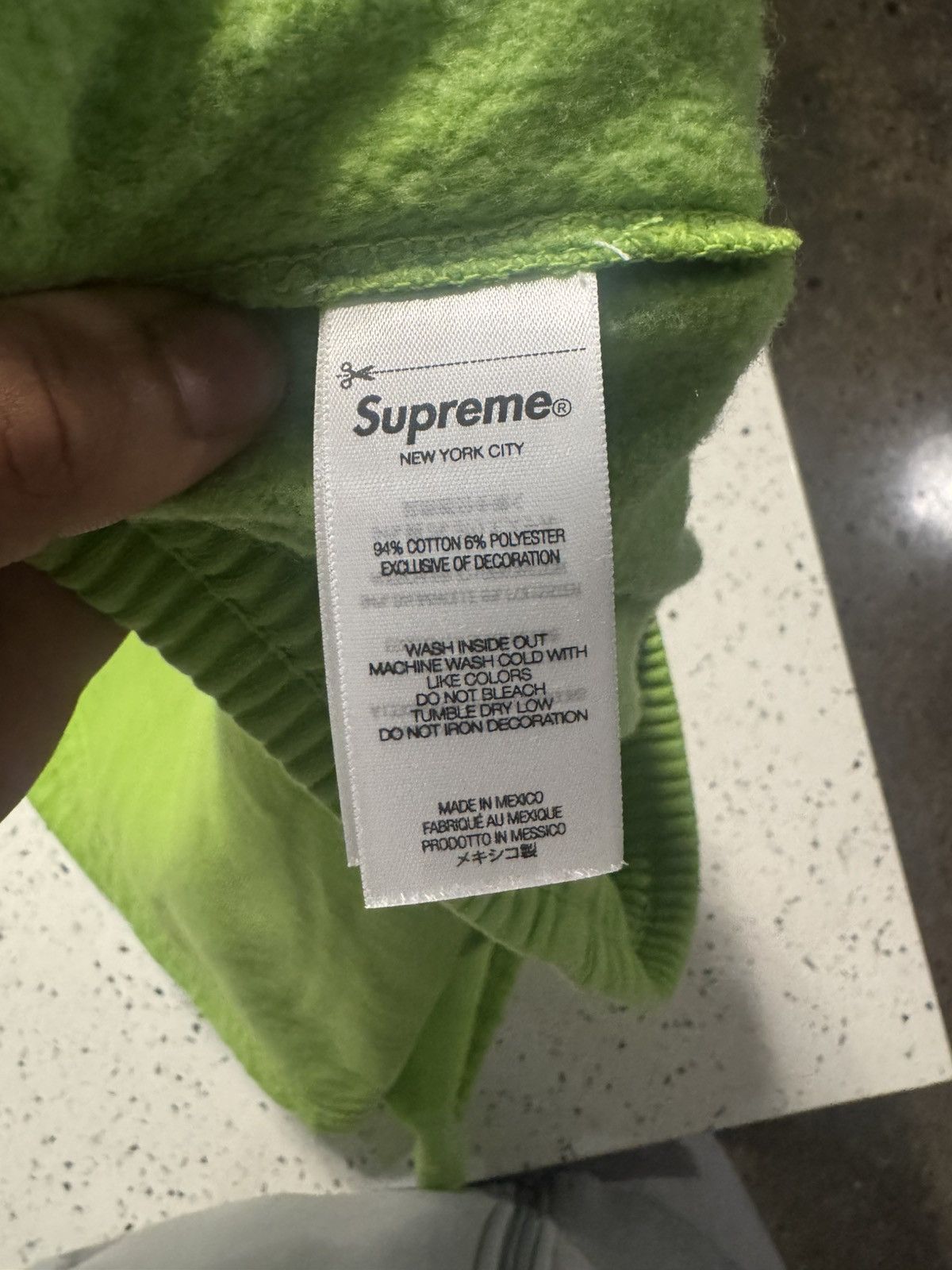 Supreme Supreme Overdyed Small Box Sweatshort Size US 28 / EU 44 - 3 Thumbnail