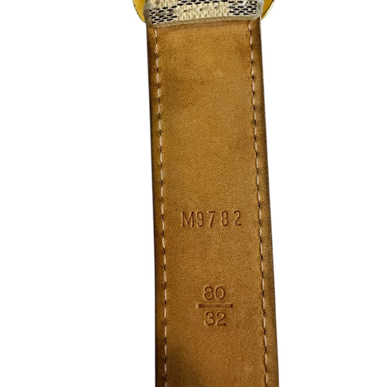 Louis Vuitton Damier Azur Mini Belt Gold Hardware S/M 30-32 Rare $_57.JPG?set_id=880000500F main image 2