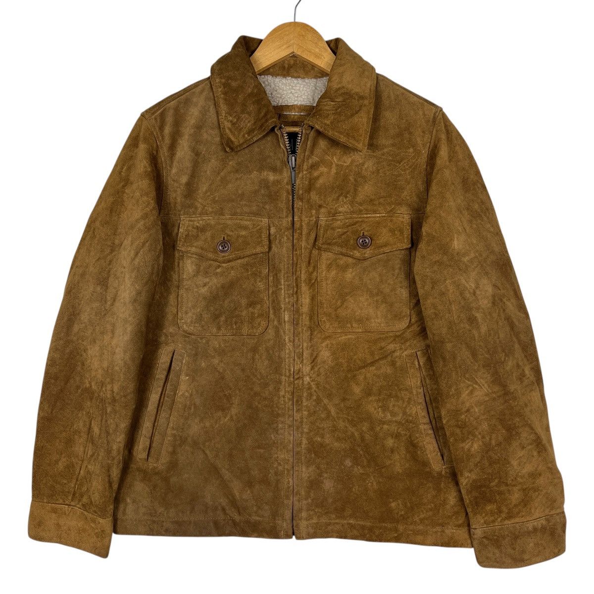 Gap Vintage Gap Suede Leather Trucker Jacket Size US S / EU 44-46 / 1 - 3 Thumbnail