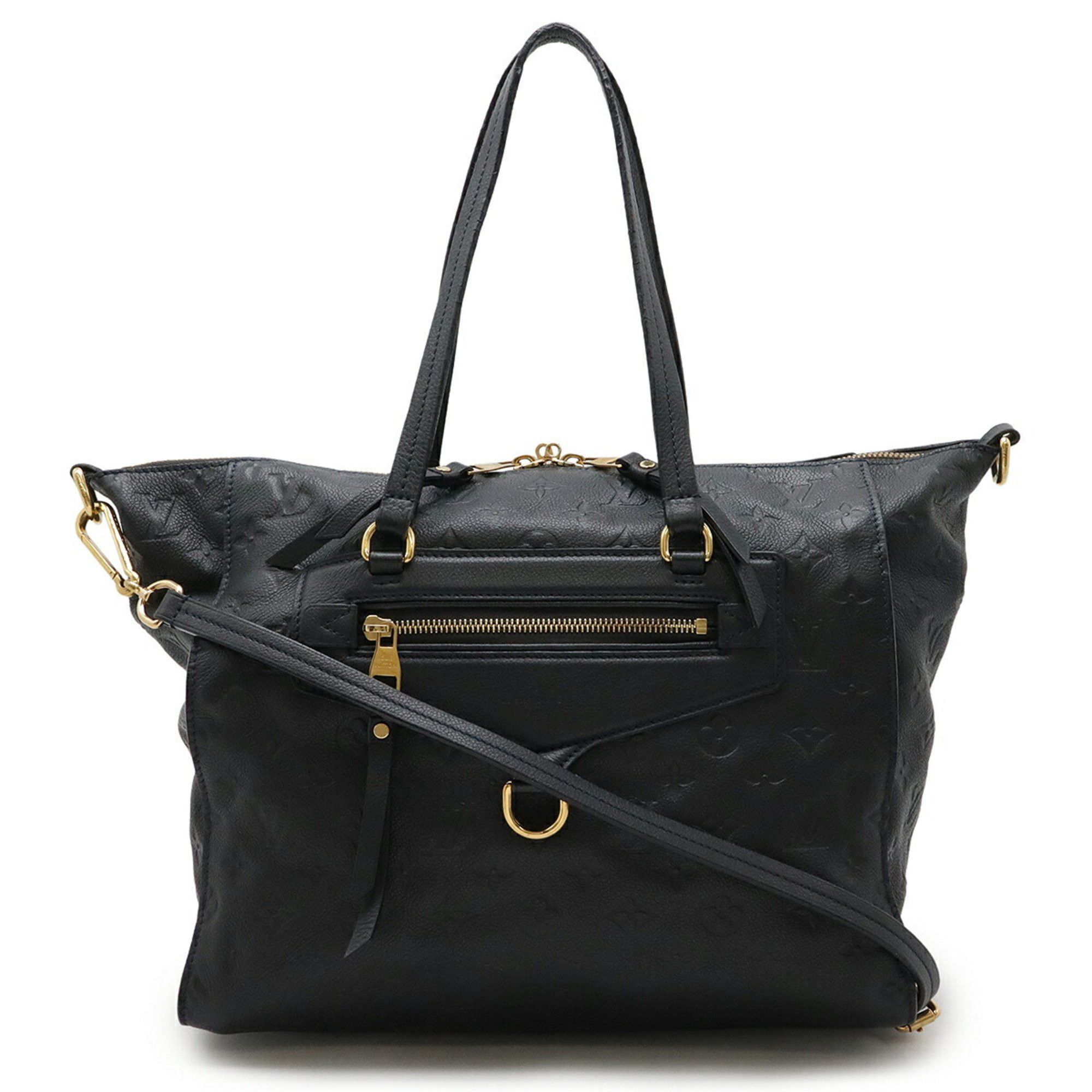 Louis Vuitton Monogram Empreinte Lumineuse Pm Tote Bag Shoulder Leather Infini Dark Navy M93410, Women's