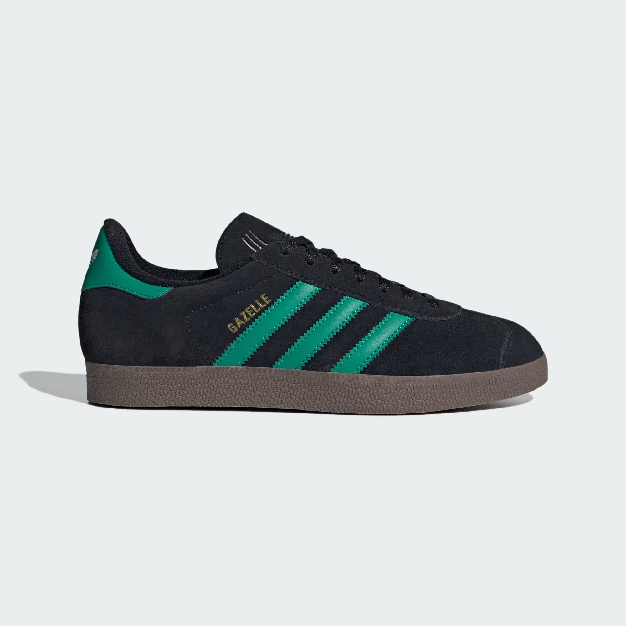 Adidas o1mle0426 Gazelle Low-Top Sneakers in Black/Green Size US 6.5 / EU 39-40 - 1 Thumbnail