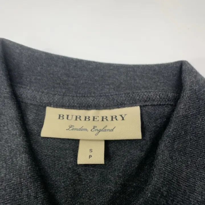 Burberry Burberry Burberry Mens Grey Polo Shirt-2507 Size US S / EU 44-46 / 1 - 7 Thumbnail
