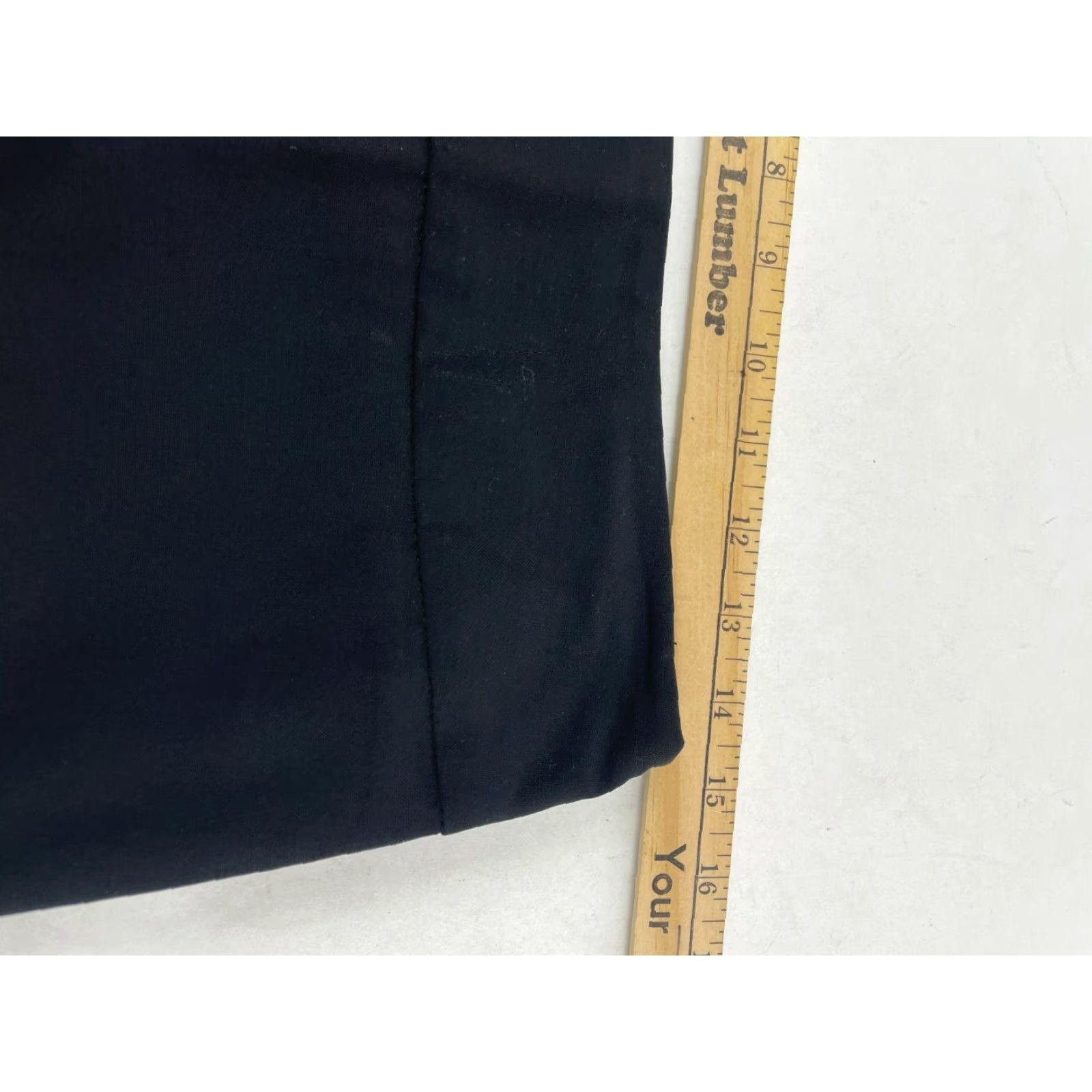 Banana Republic Banana Republic Skirt Pencil Straight Cut Black Size 4 Wool Blend Back Slit Womens Short Casual Party/Cocktail Vintage No Size 27" / US 4 / IT 40 - 3 Thumbnail