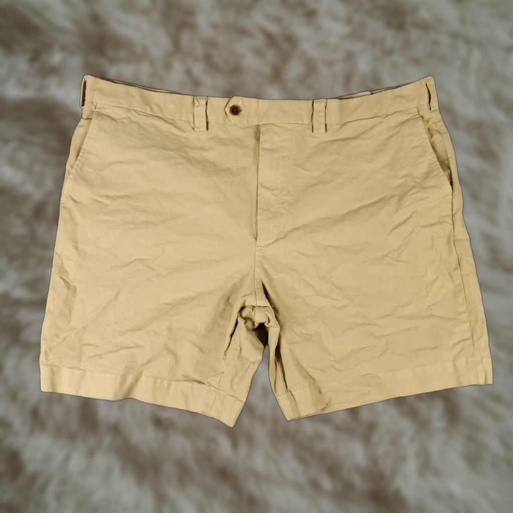 Brooks Brothers VINTAGE Brooks Brothers Chino Shorts Mens Size 50 Regular Flat Front Beige Casual Classic Size US 34 / EU 50 - 1 Thumbnail