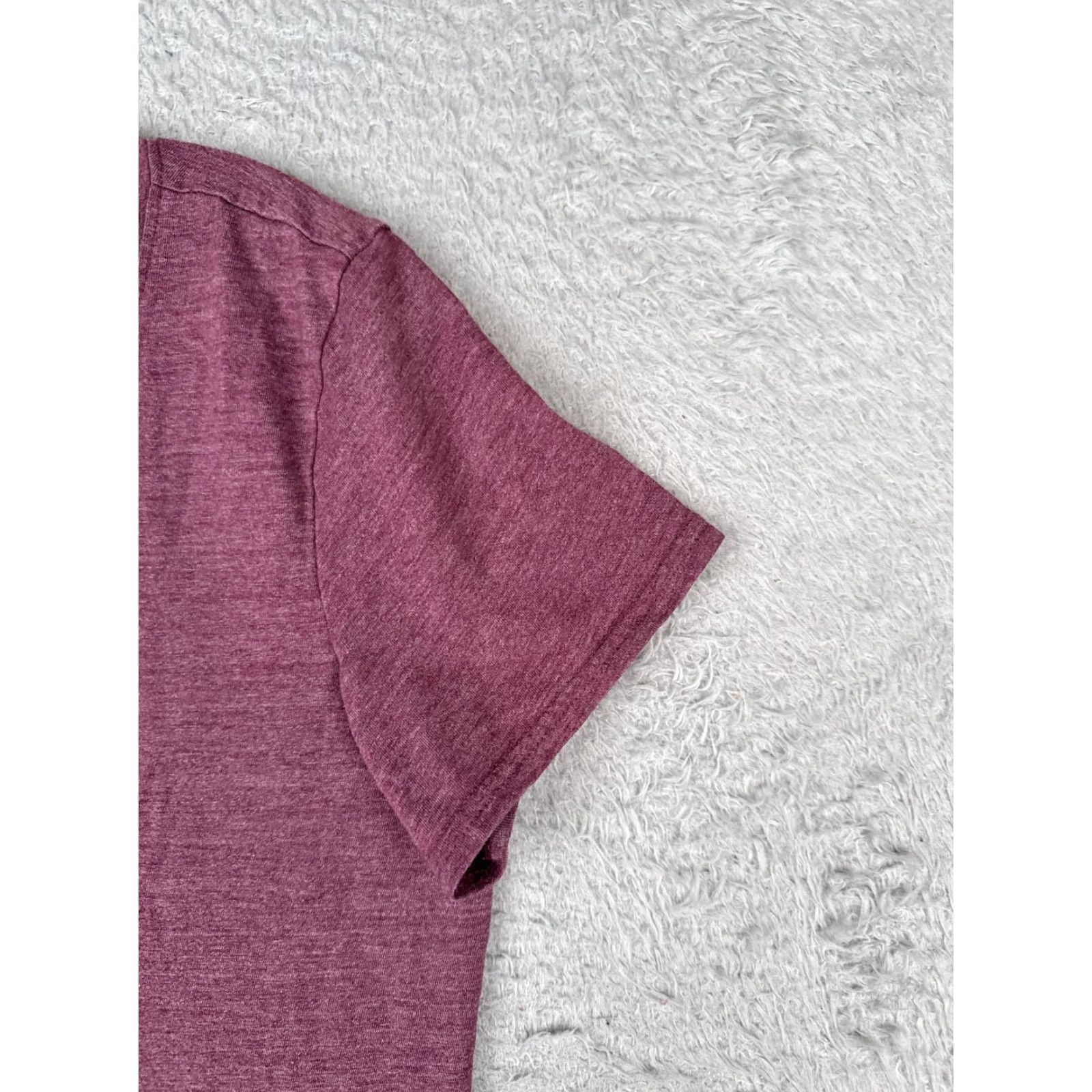 The North Face The North Face Shirt Women Small Purple Short Sleeve V-Neck Polyester Blend Size S / US 4 / IT 40 - 2 Thumbnail