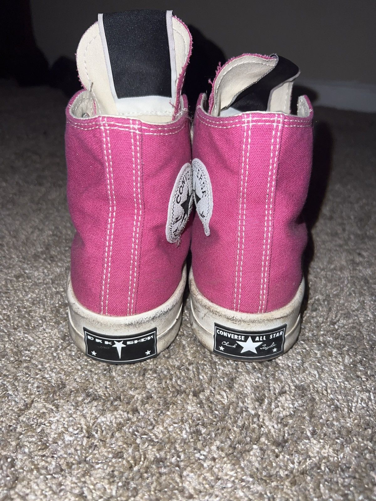 Converse × Rick Owens Drkshdw RICK OWEN X CONVERSE TURBODRK PINK Size US 5.5 / EU 38 - 2 Thumbnail