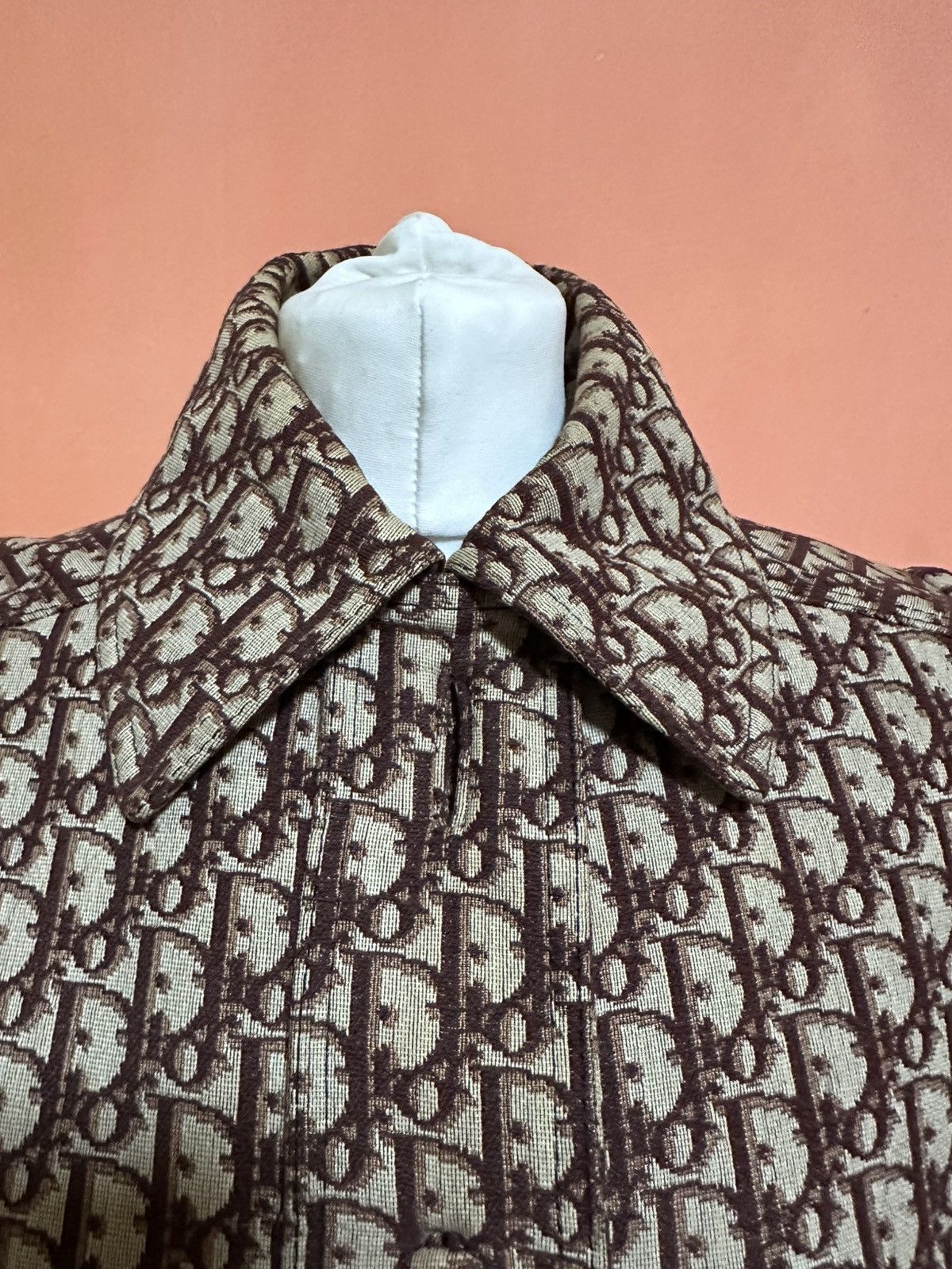 Christian Dior Monsieur Christian Dior by Marc Bohan 1970's Trotter Logo Print trenc Size XL / US 12-14 / IT 48-50 - 8 Thumbnail