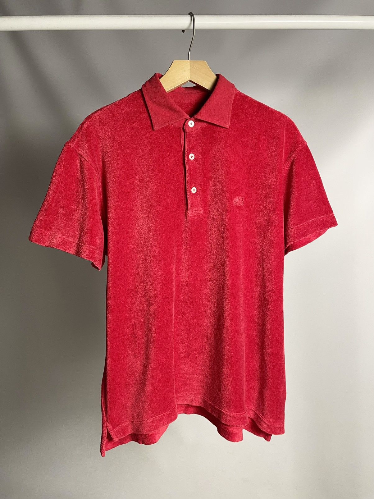 Lacoste × Vintage 🌹RARE🌹 Van Laack Red terry golf luxury Polo T-Shirt tee Size US M / EU 48-50 / 2 - 1 Thumbnail