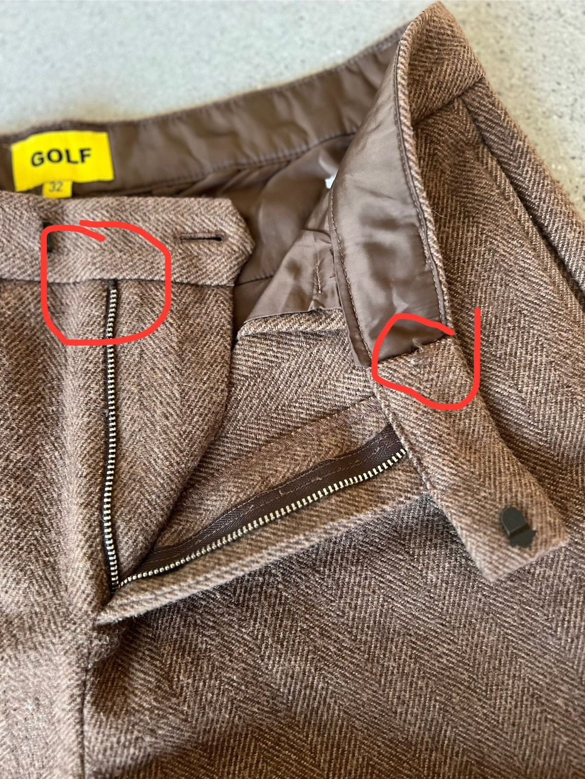 Golf Wang herringbone pattern Golfwang Trouser Size US 32 / EU 48 - 5 Thumbnail