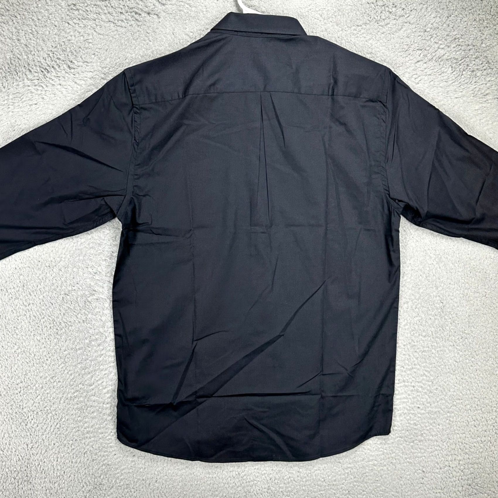 Vintage Clique Mens Button Down Shirt Medium Black Pocket Long Sleeve Casual Comfort NEW Shirt Mens Medium Black Pocket Long Sleeve Button-Down Tik Size US M / EU 48-50 / 2 - 3 Thumbnail