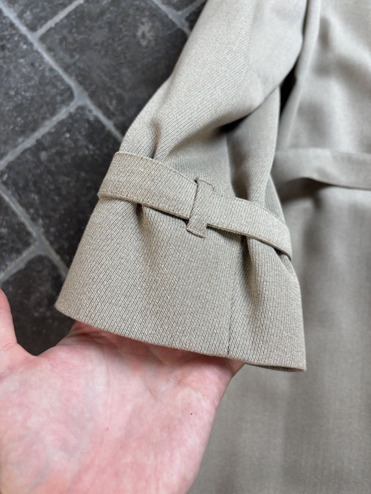 Vintage Vintage Aquascutum Coat Belted Jacket Full Length Trench 90s Size M / US 6-8 / IT 42-44 - 12 Thumbnail