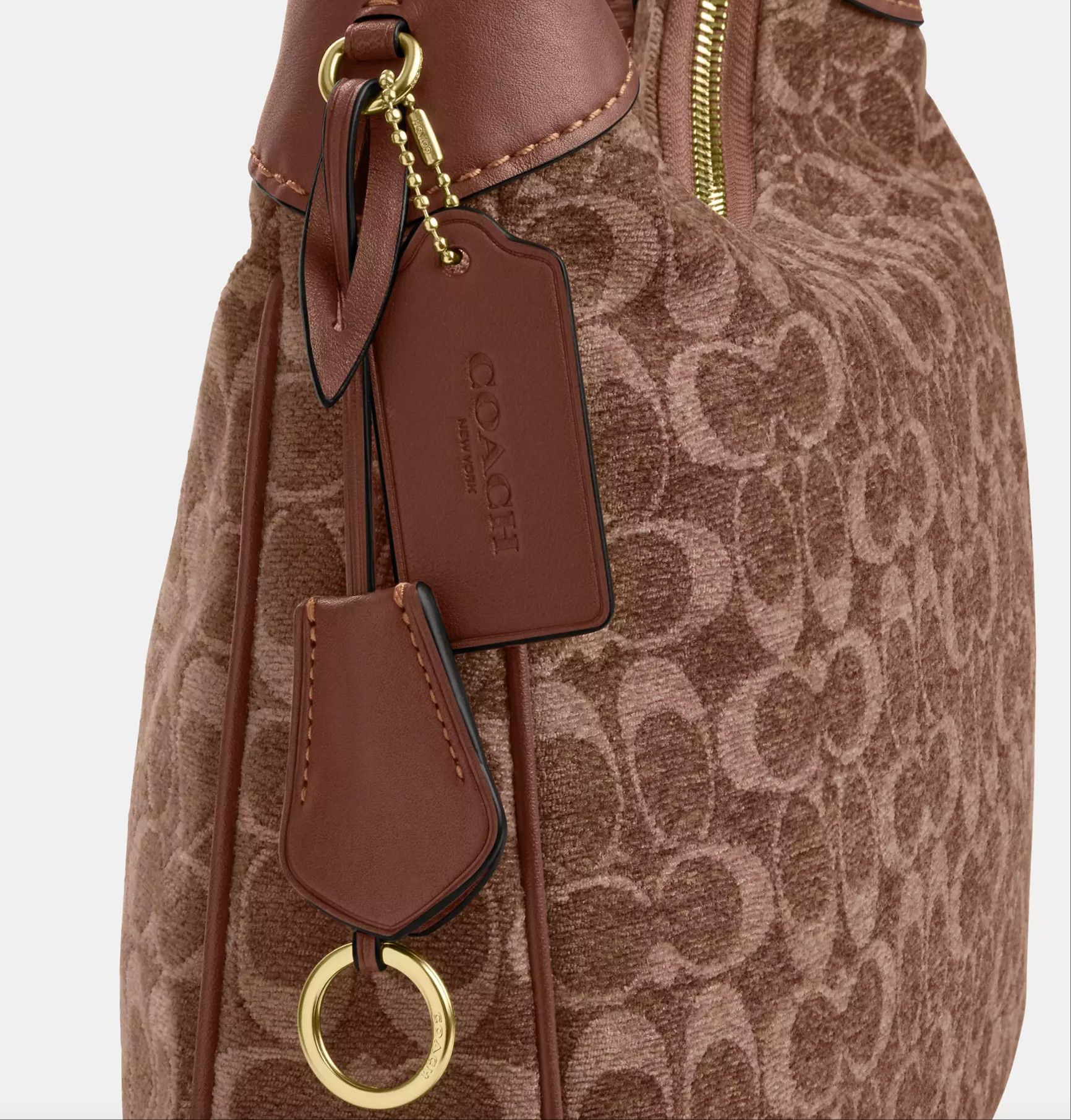 Coach Ella Shoulder Bag In Signature Chenille CCE49 Size ONE SIZE - 16 Thumbnail