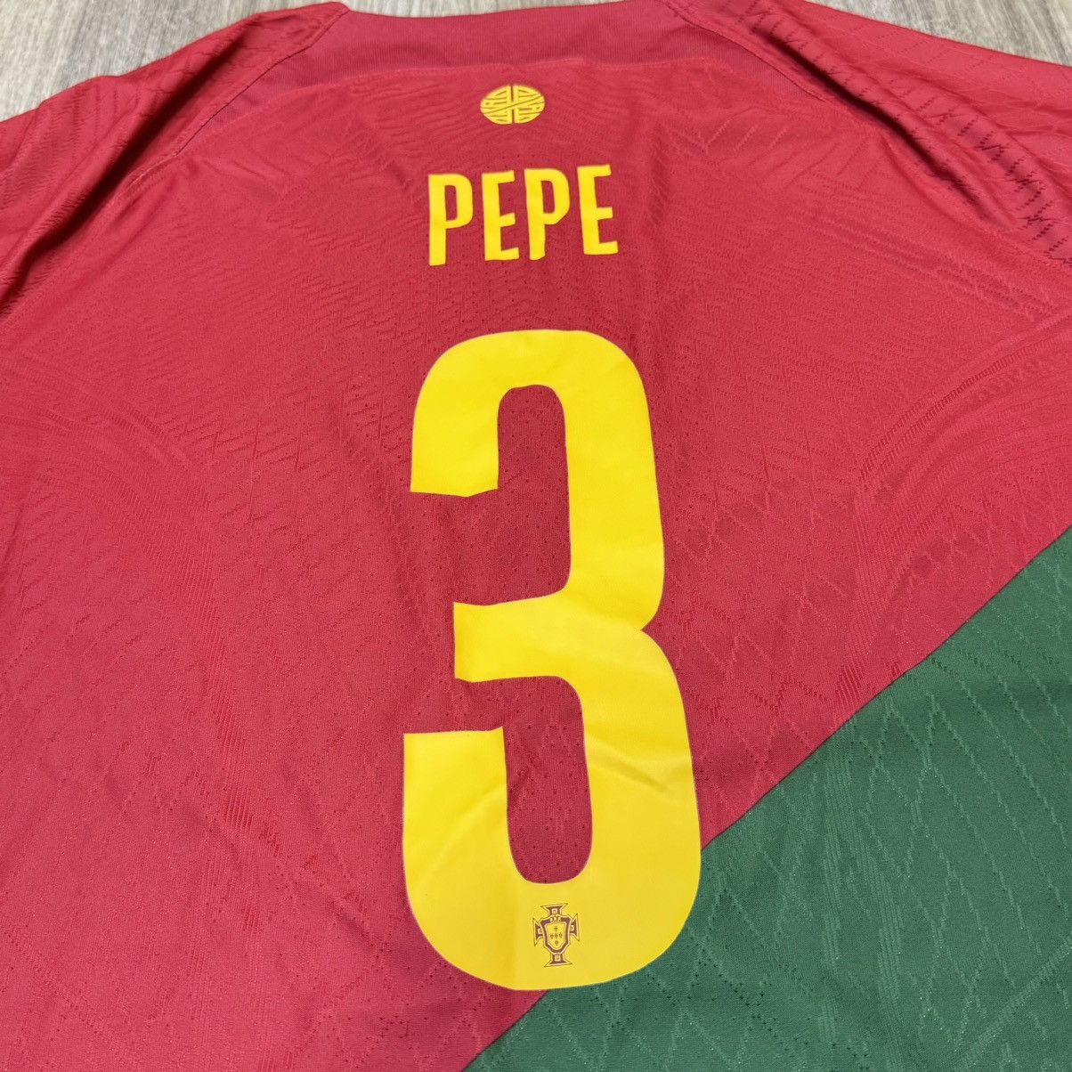 Nike Portugal World Cup 2022 player issue home shirt #3 Pepe Size US XL / EU 56 / 4 - 6 Thumbnail