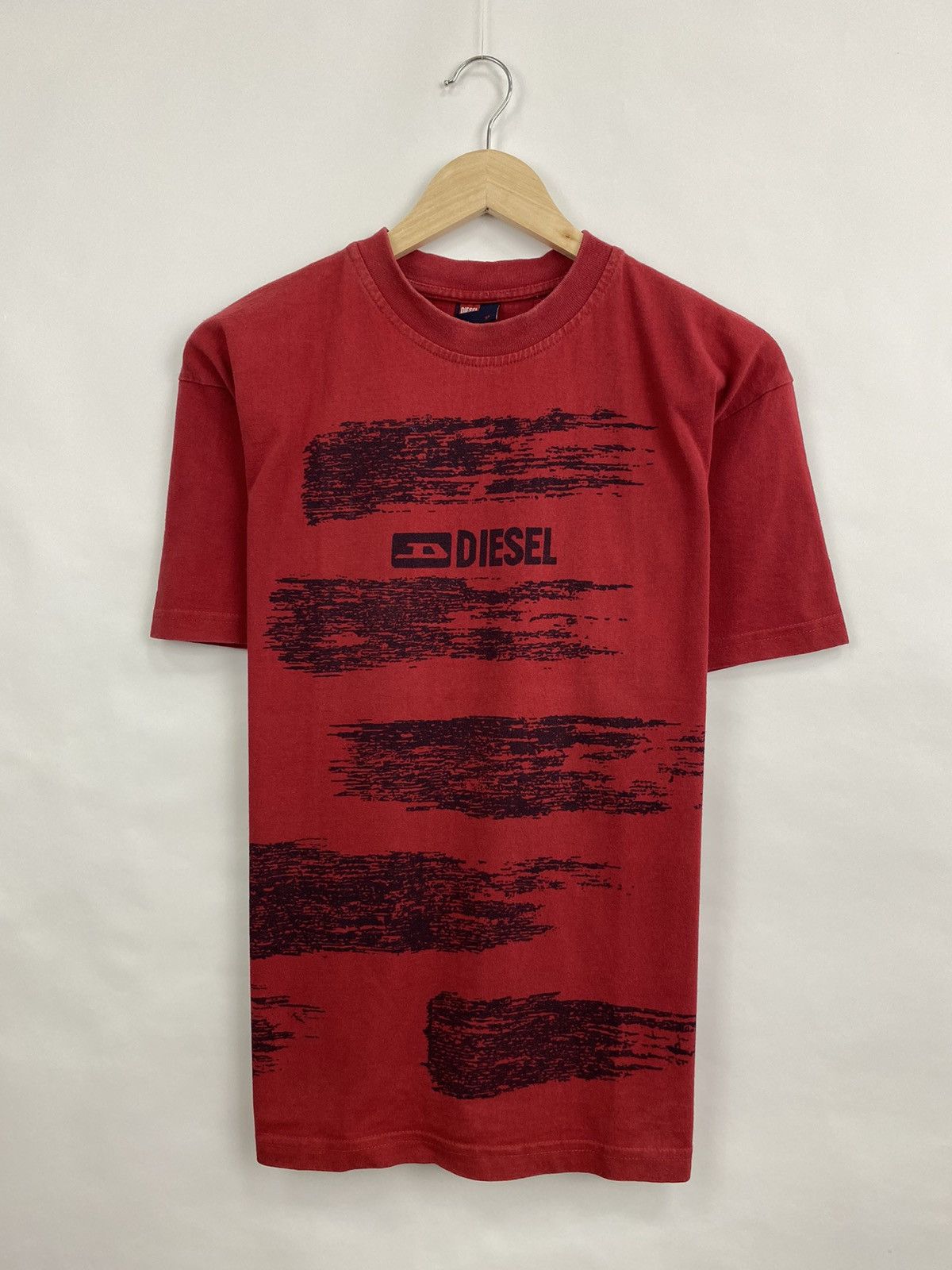 Diesel 🇺🇸 Vintage 90s Diesel Archive Art Big Logo T-Shirt Rare Retro Size US M / EU 48-50 / 2 - 2 Thumbnail