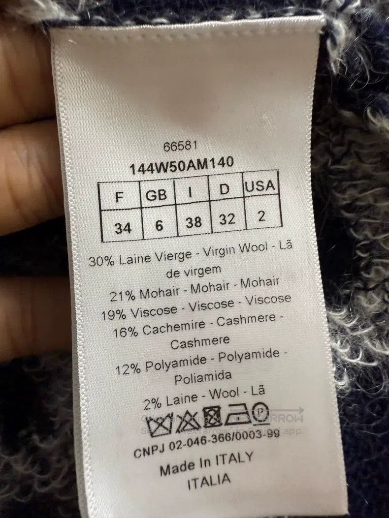 Dior Dior Thousand-bird check cd button wool cardigan coat Size XXS / US 00 / IT 34 - 5 Thumbnail