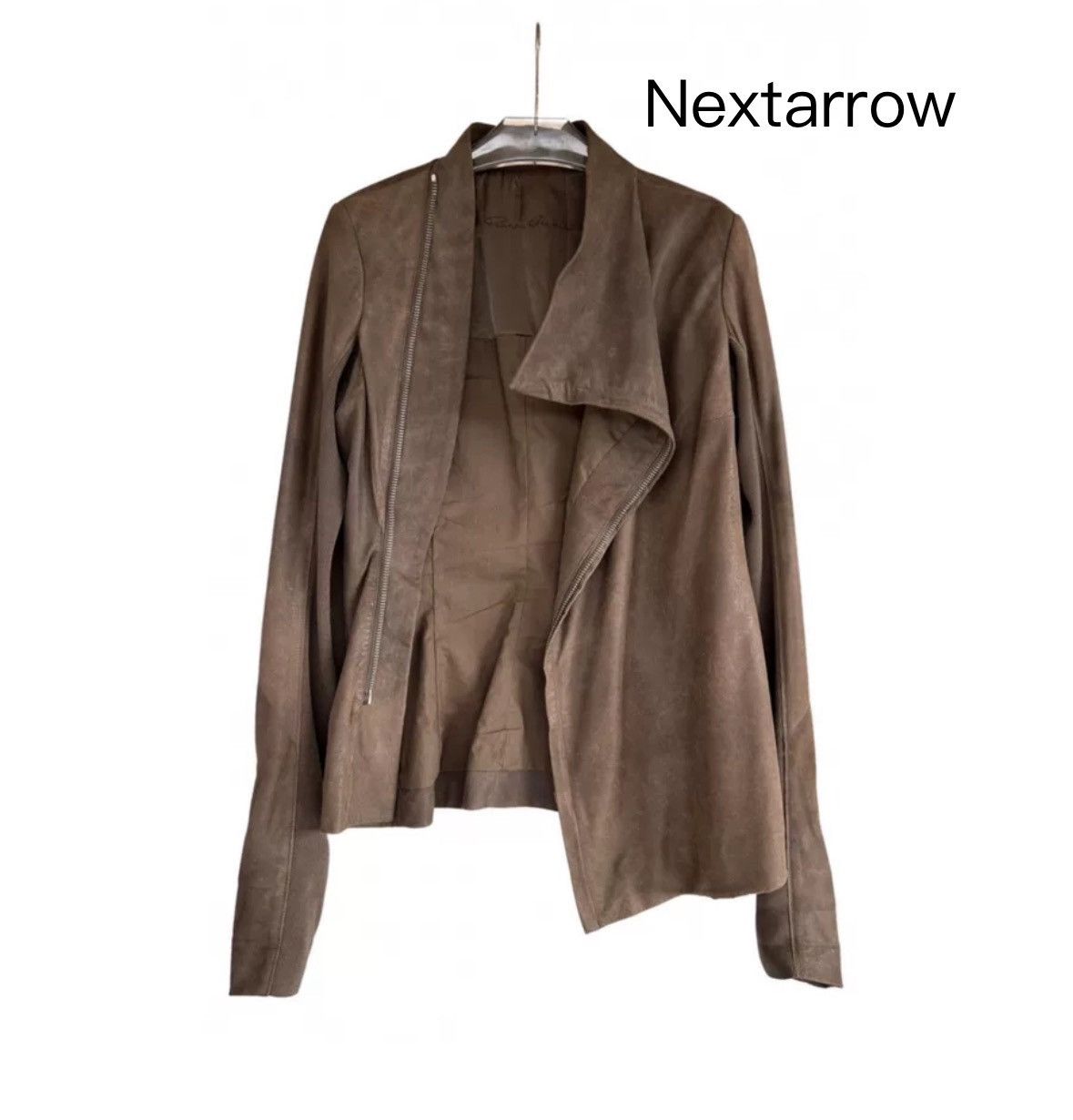 Rick Owens Rick Owens Fall 13 Earth Color Wasteland leather jacket Size US M / EU 48-50 / 2 - 1 Thumbnail