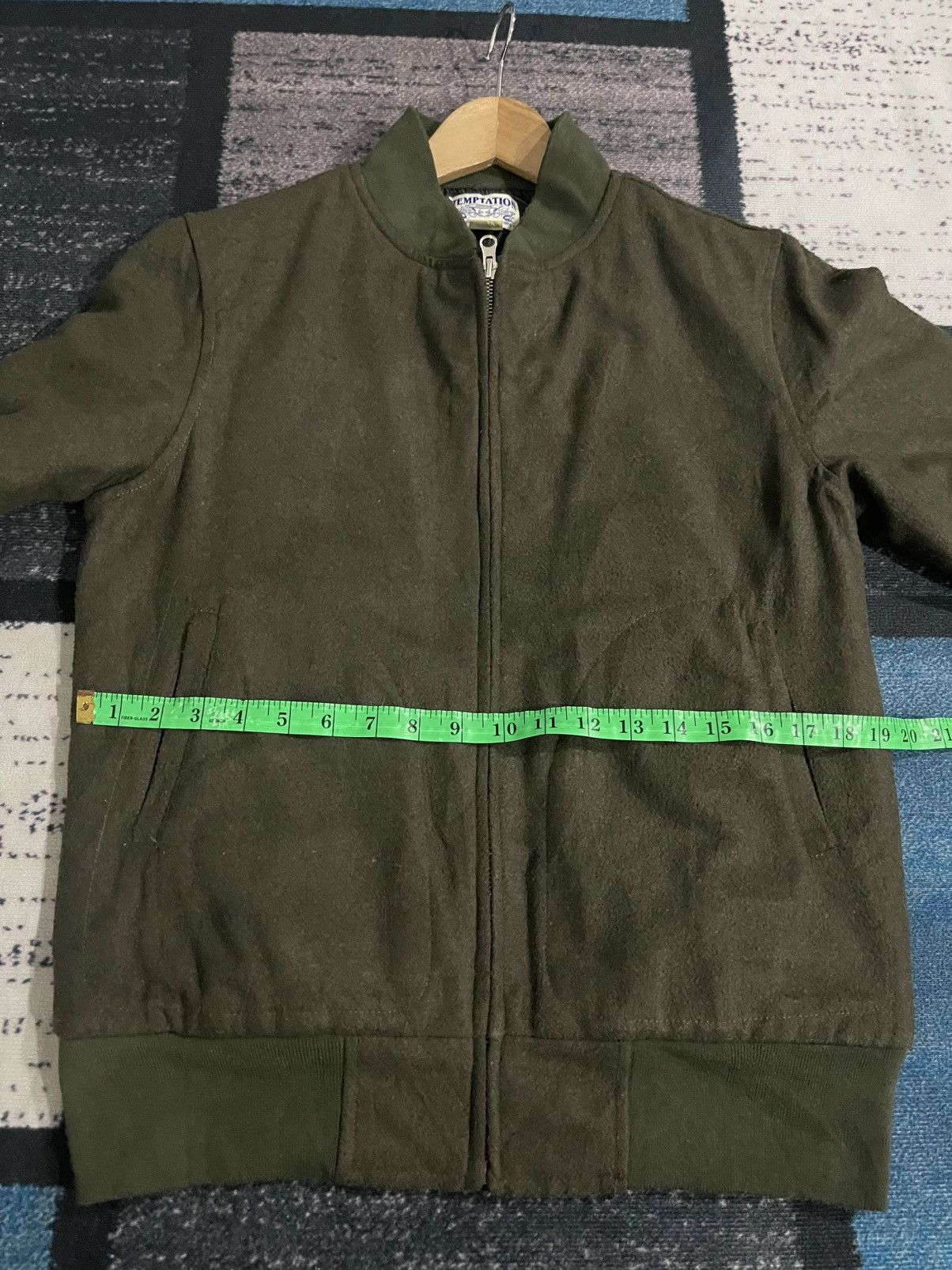 Japanese Brand Vintage Temptation Bomber Wool Jacket Size US M / EU 48-50 / 2 - 12 Thumbnail