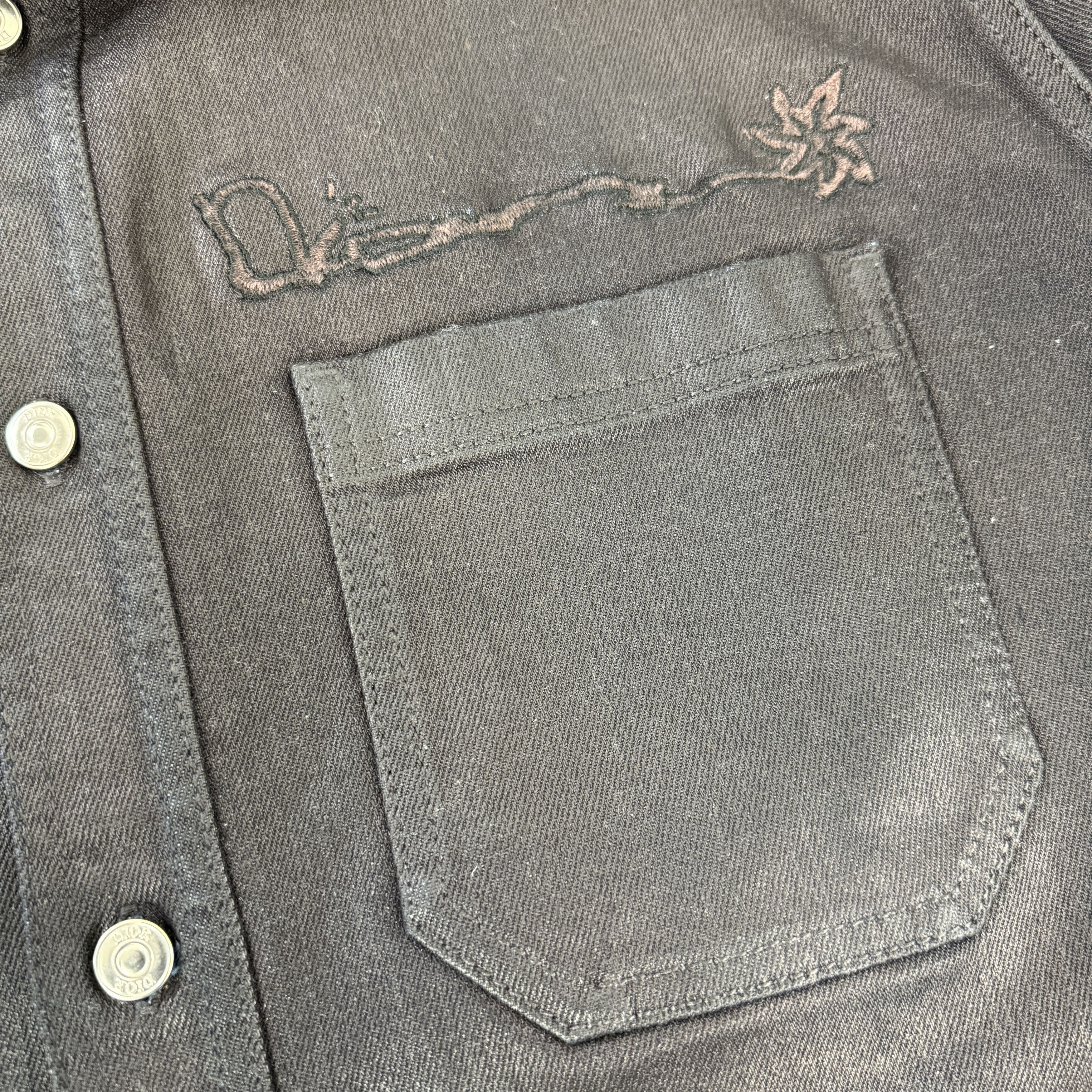 Dior Dior x Cactus Jack Overshirt In Denim Blue RRP £1800 Size US M / EU 48-50 / 2 - 10 Thumbnail