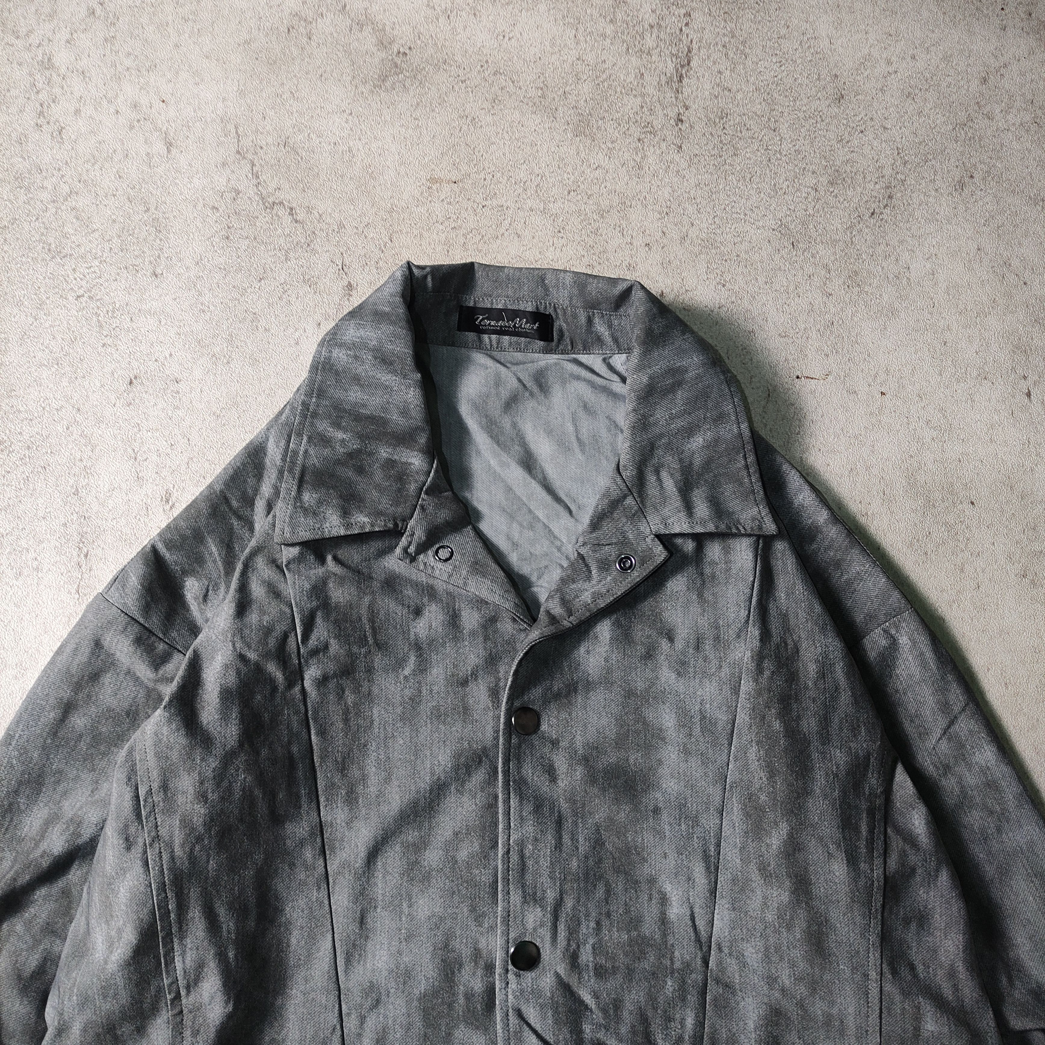 If Six Was Nine × Japanese Brand × Tornado Mart TORNADO MART Dyed Ranch Jacket Avant Garde Size US L / EU 52-54 / 3 - 2 Thumbnail