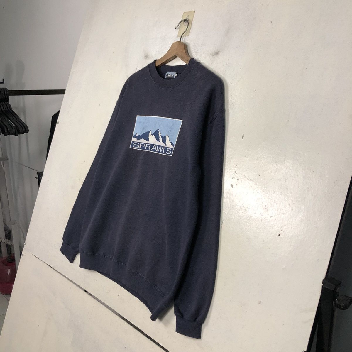 Vintage 📌Vintage Sweatshirt Crewneck Sprawls Big Logo Design Size US M / EU 48-50 / 2 - 4 Thumbnail