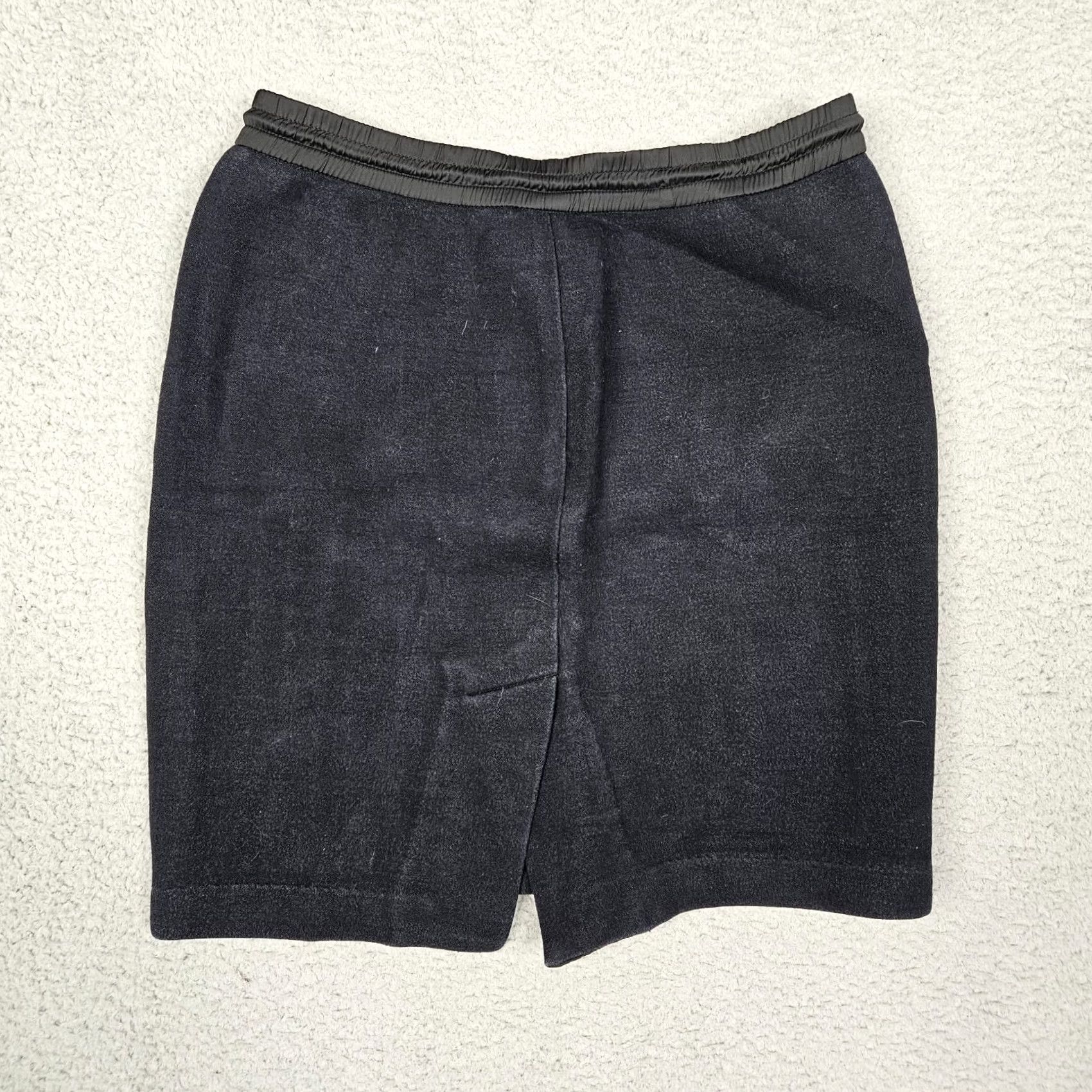 Vince Vince Skirt Women XS Mini Dark Gray Pull-on, Short, Knit, Cotton Nylon, Solid, Spring Summer, All Seasons, Regular, Women Size 26" / US 2 / IT 38 - 2 Thumbnail