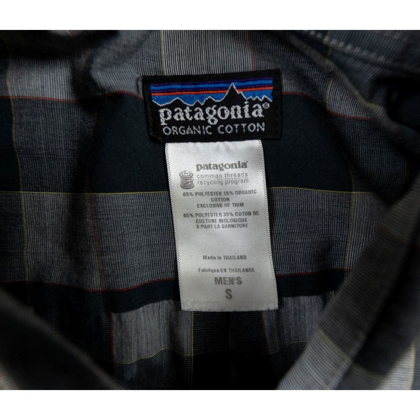 Patagonia Patagonia Shirt Mens Small Gray Button-Up Short Sleeve Hike Outdoors Fezzman Button Down Casual Travel All Seasons Pockets Plaid Size US S / EU 44-46 / 1 - 6 Thumbnail