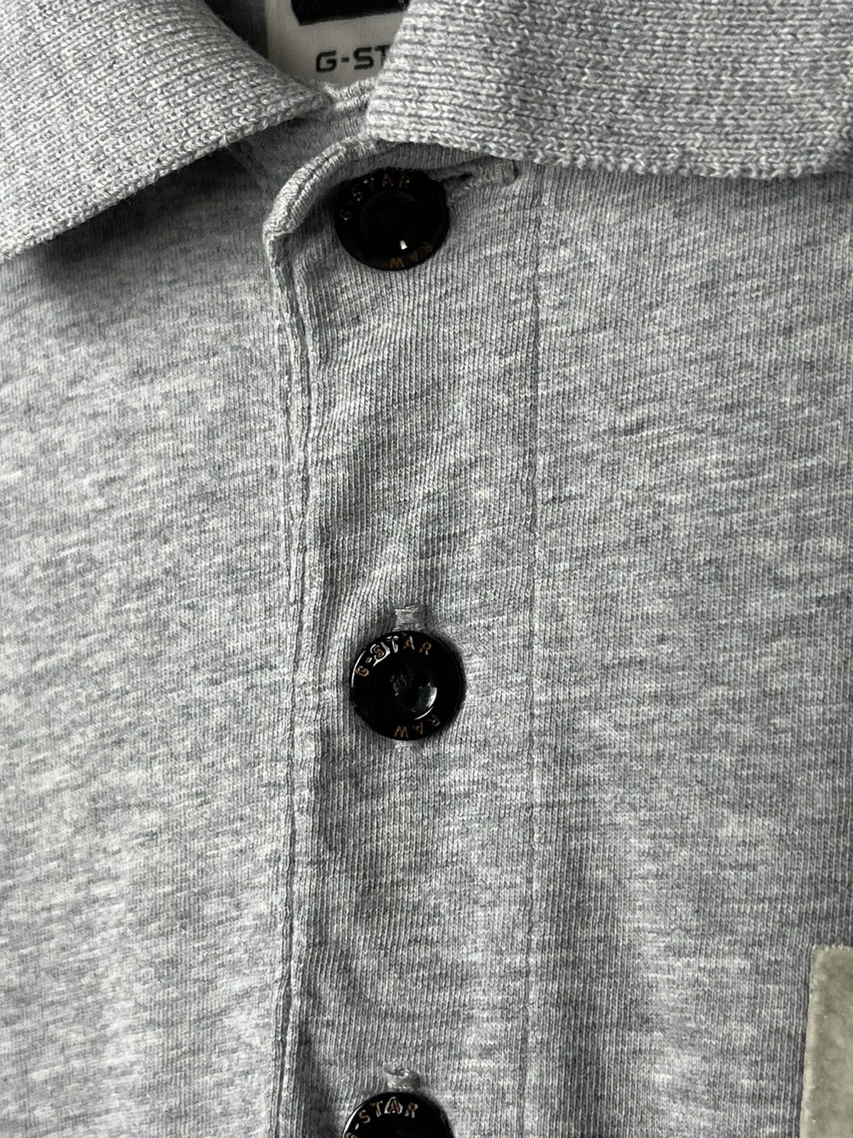 G-Star G-Star Raw Slim Fit Grey Marhs Polo T-Shirt Men’s Size M Size US M / EU 48-50 / 2 - 9 Thumbnail
