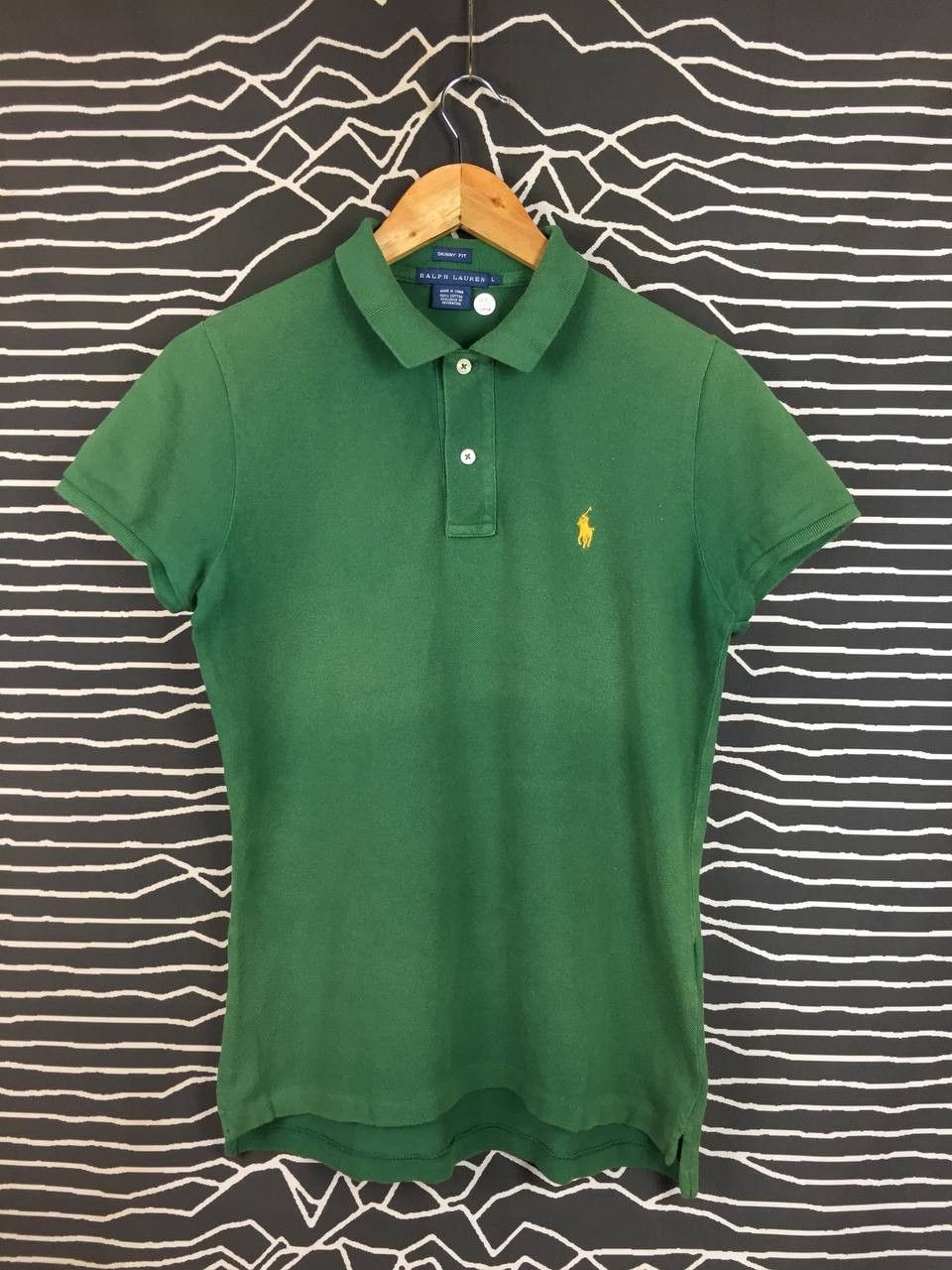 Ralph Lauren Vtg Ralph Lauren Small Logo Skinny Fit Polo Shirt Size L / US 10 / IT 46 - 1 Thumbnail