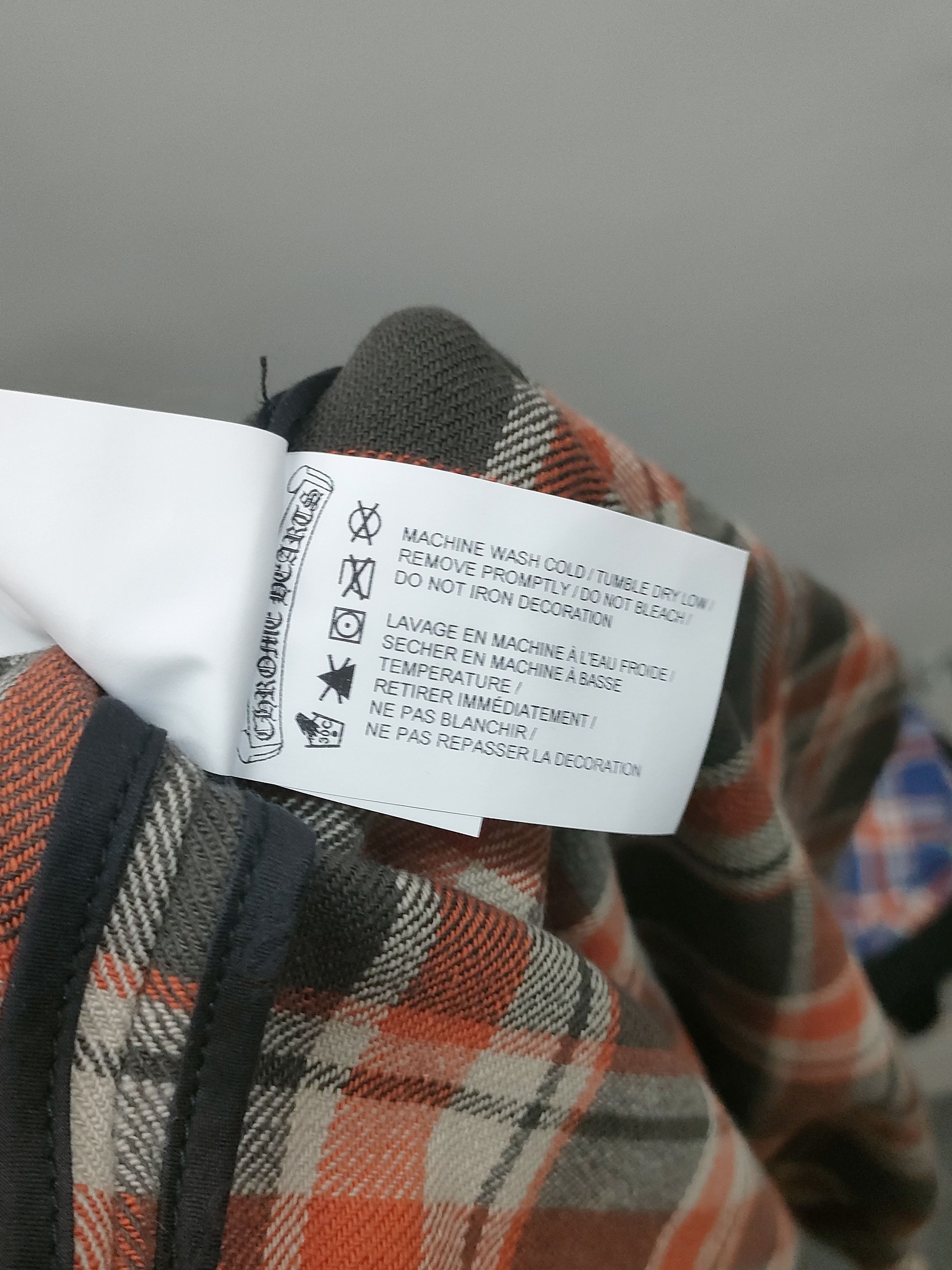 Chrome Hearts Chrome Hearts Black & Red Plaid Cropped Flannel Shirt Jacket Size US S / EU 44-46 / 1 - 9 Thumbnail