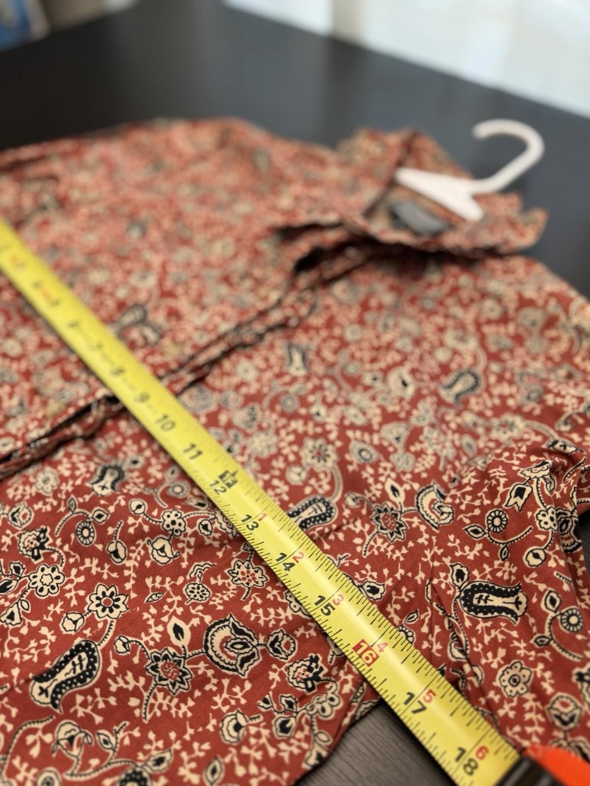 Other Vintage Roughrider By Circle Paisley Tie Front Crop Blouse Size S / US 4 / IT 40 - 6 Thumbnail